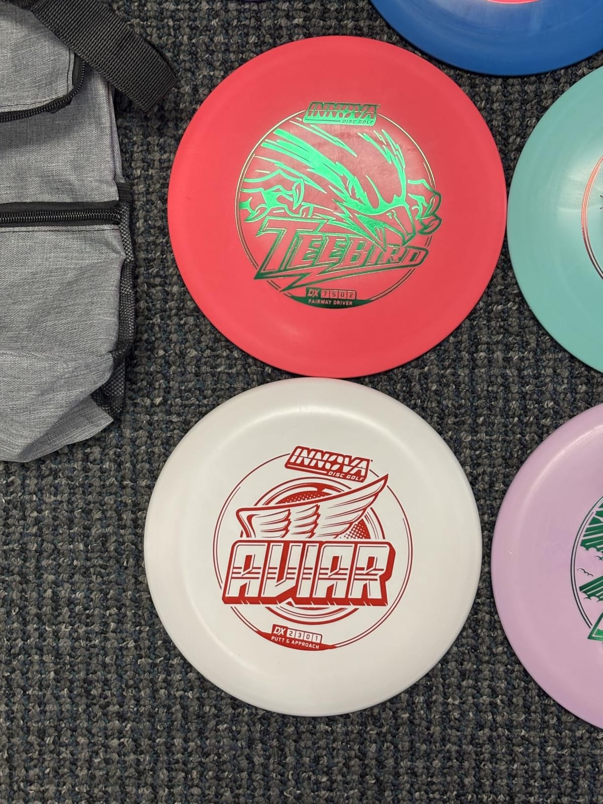 Innova Disc Golf Starter Set -Colors May Vary 160-180g - Includes Putter, Mid Range, 2XFairway Drivers, Distance Driver, Mini Marker Beginner Disc Golf Set customer photo 1