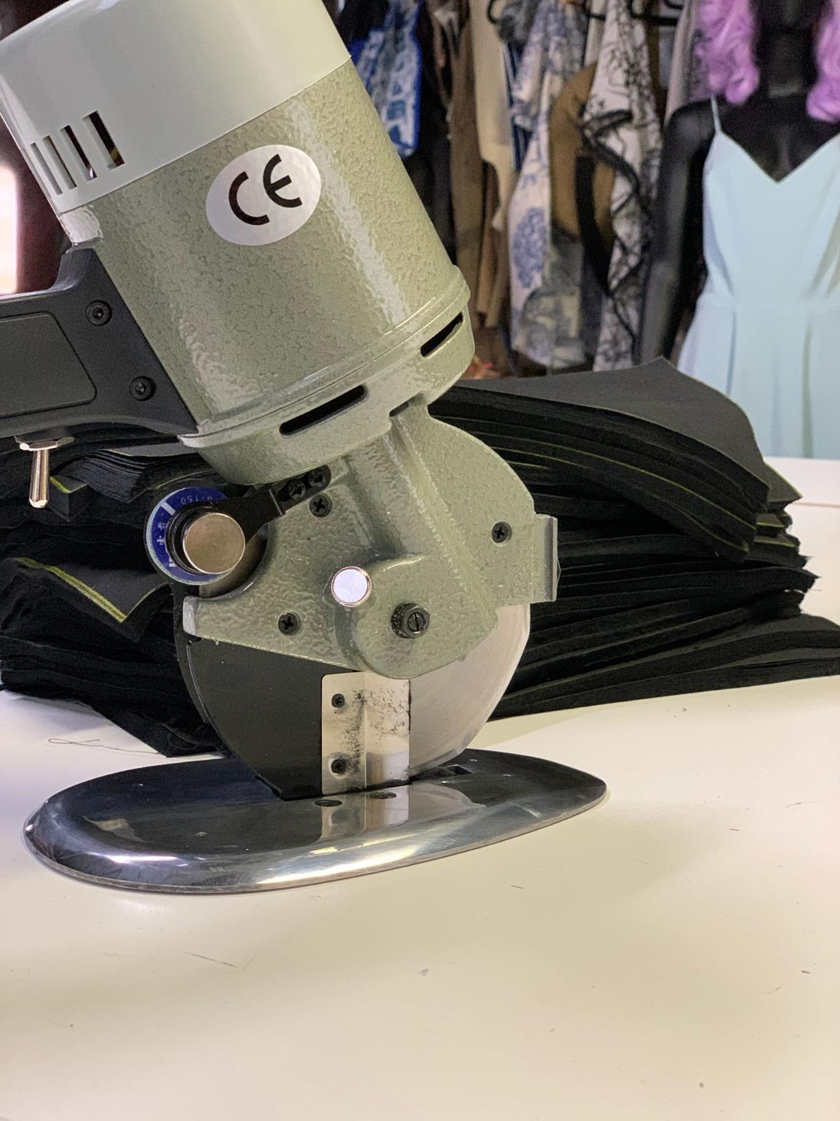 Electric Heavy Duty Rotary Fabric Carpet Cutter Multi-layer Fabric Scissor | 1.57
