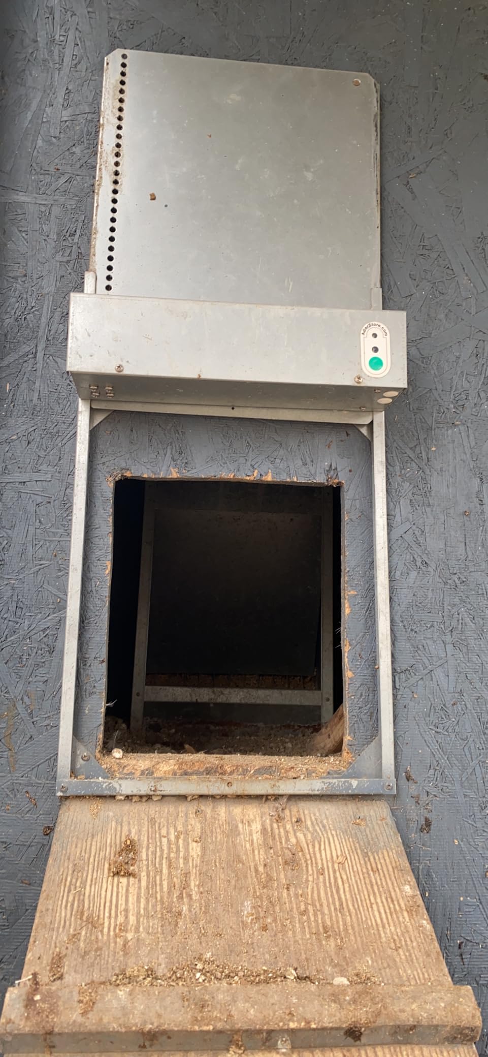 Automatic Chicken Coop Door Extra Large 13 x 10.5 Inch Opening, Heavy Duty Galvanized Steel, Predator Resistant, ADOR1 Made in USA customer photo 2