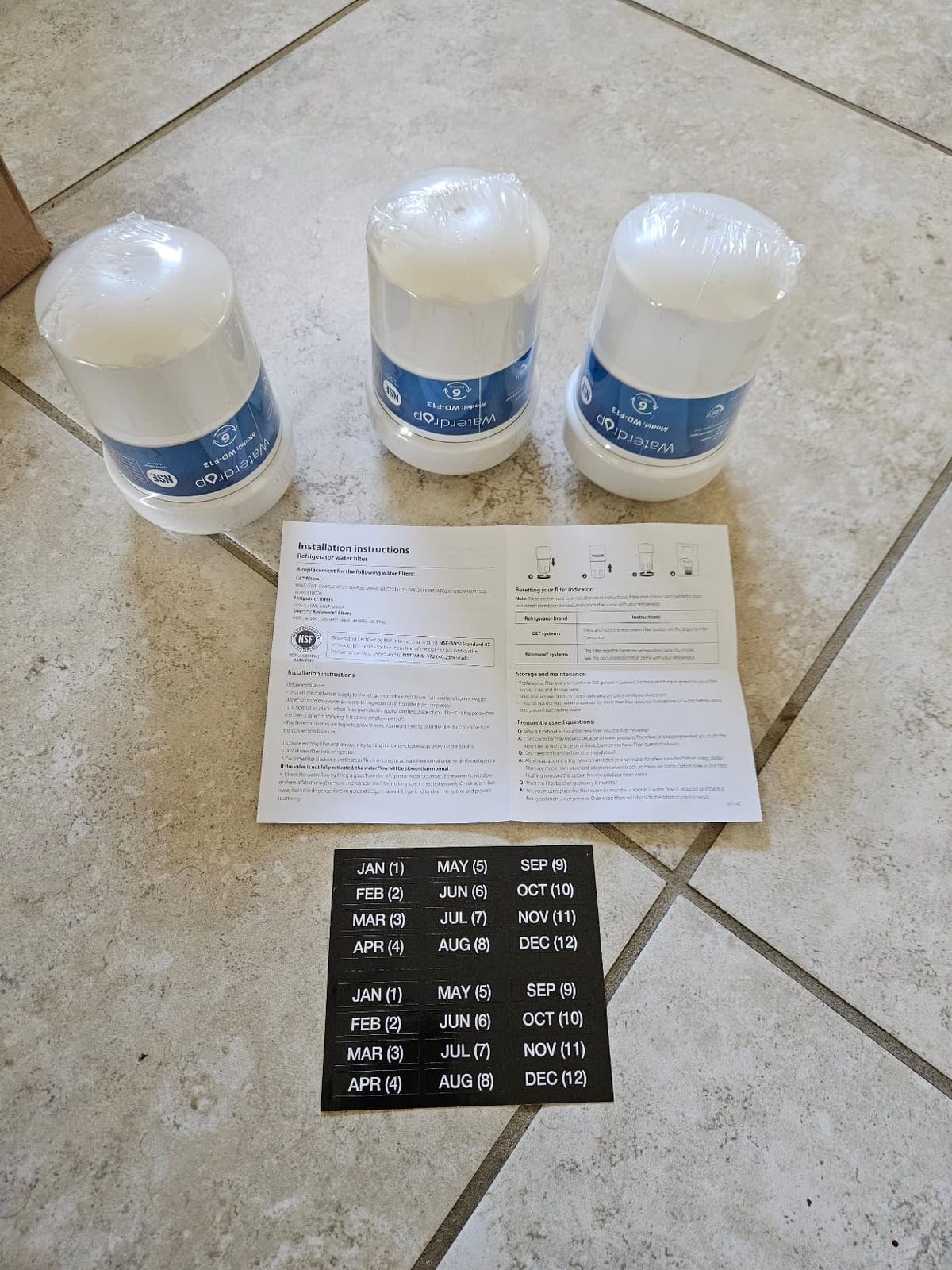Waterdrop WD-F13 Refrigerator Water Filter Replacement for GE MWF, 3 Pack customer photo 2