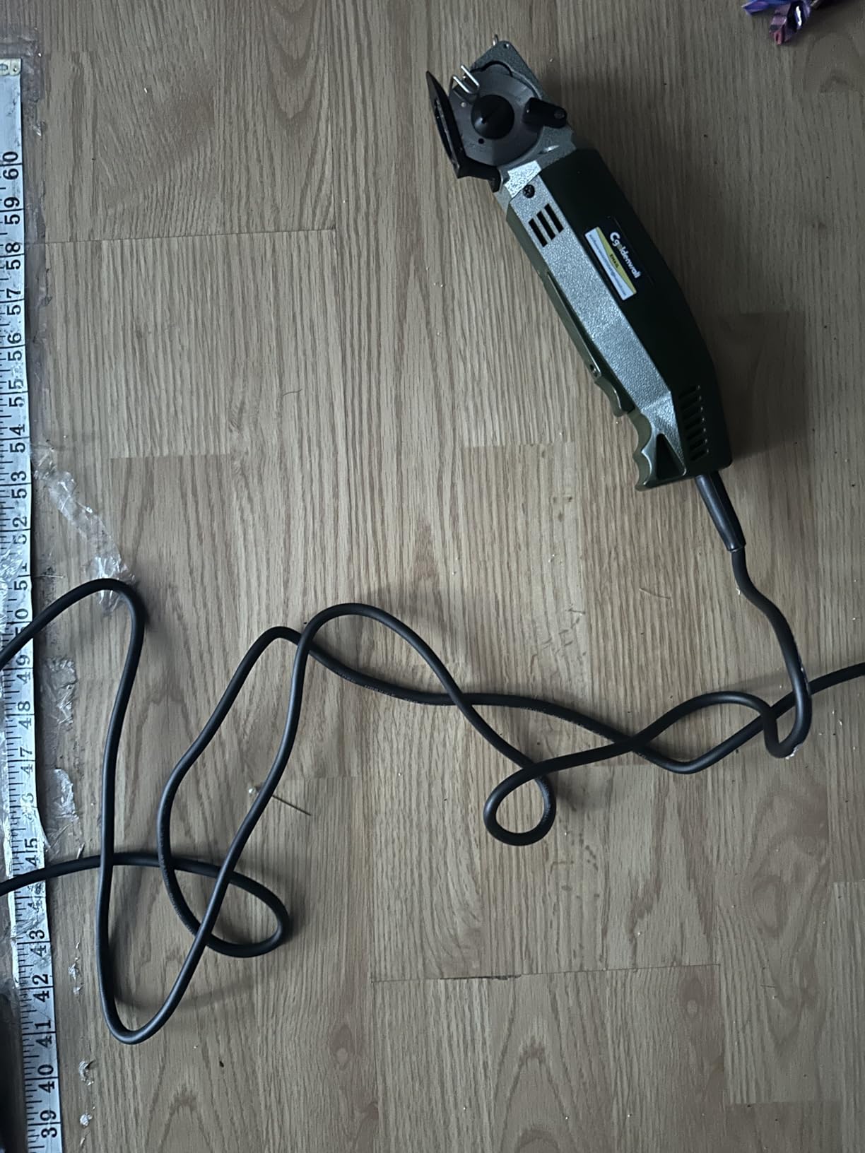 Electric Rotary Fabric Carpet Cutter Heavy Duty Fabric Scissors YJ-50 | 0.79