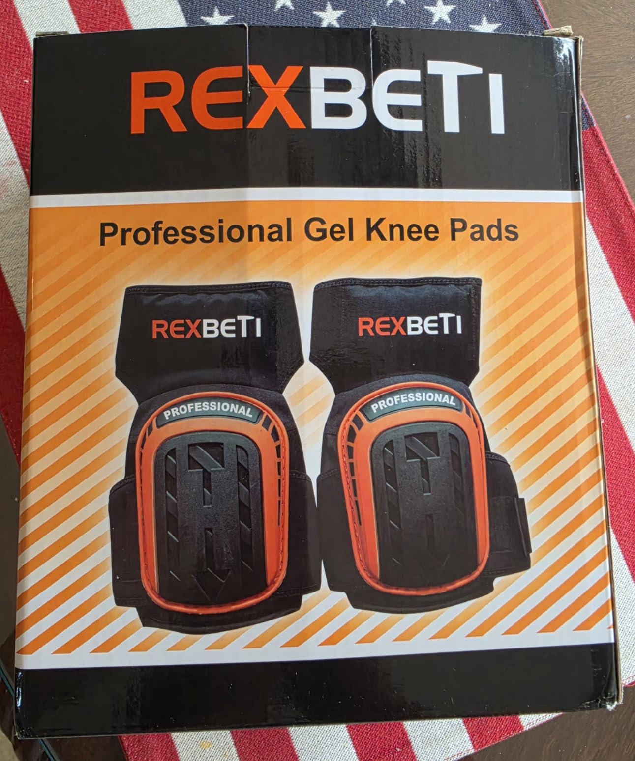 REXBETI Knee Pads for Men, Anti-slip Construction Gel Knee Pads for Work | Heavy Duty Cap, Comfort Thick Gel Foam Pad, Stay Put Strong Stretchable Straps, For Construction Gardening Flooring Cleaning customer photo 1