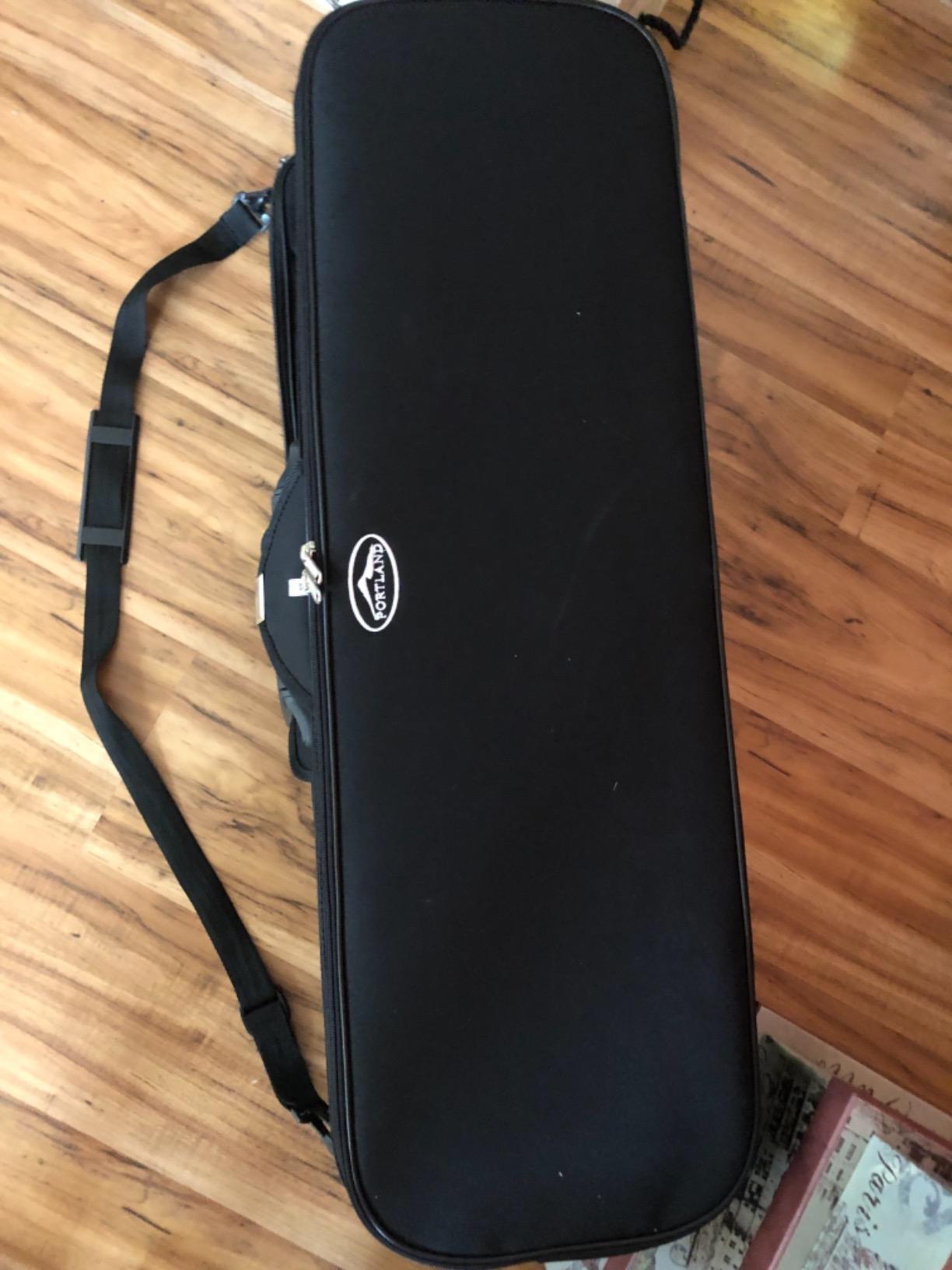 Electric Violin Bunnel Edge Outfit 4/4 Full Size (BLACK) - With Carrying Case and Accessories - Headphone Jack - Piezo Ceramic Pick-up - from Kennedy Violins customer photo 1