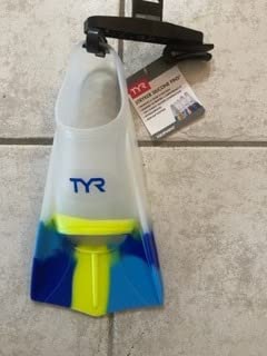 TYR Stryker Silicone Fins - Short Blade Swimming Training Scuba Flippers | 100% Silicone Construction | Short Blade Propulsion | Flutter Kick Cadence Promotion | State-of-the-Art Comfort Fit customer photo 1