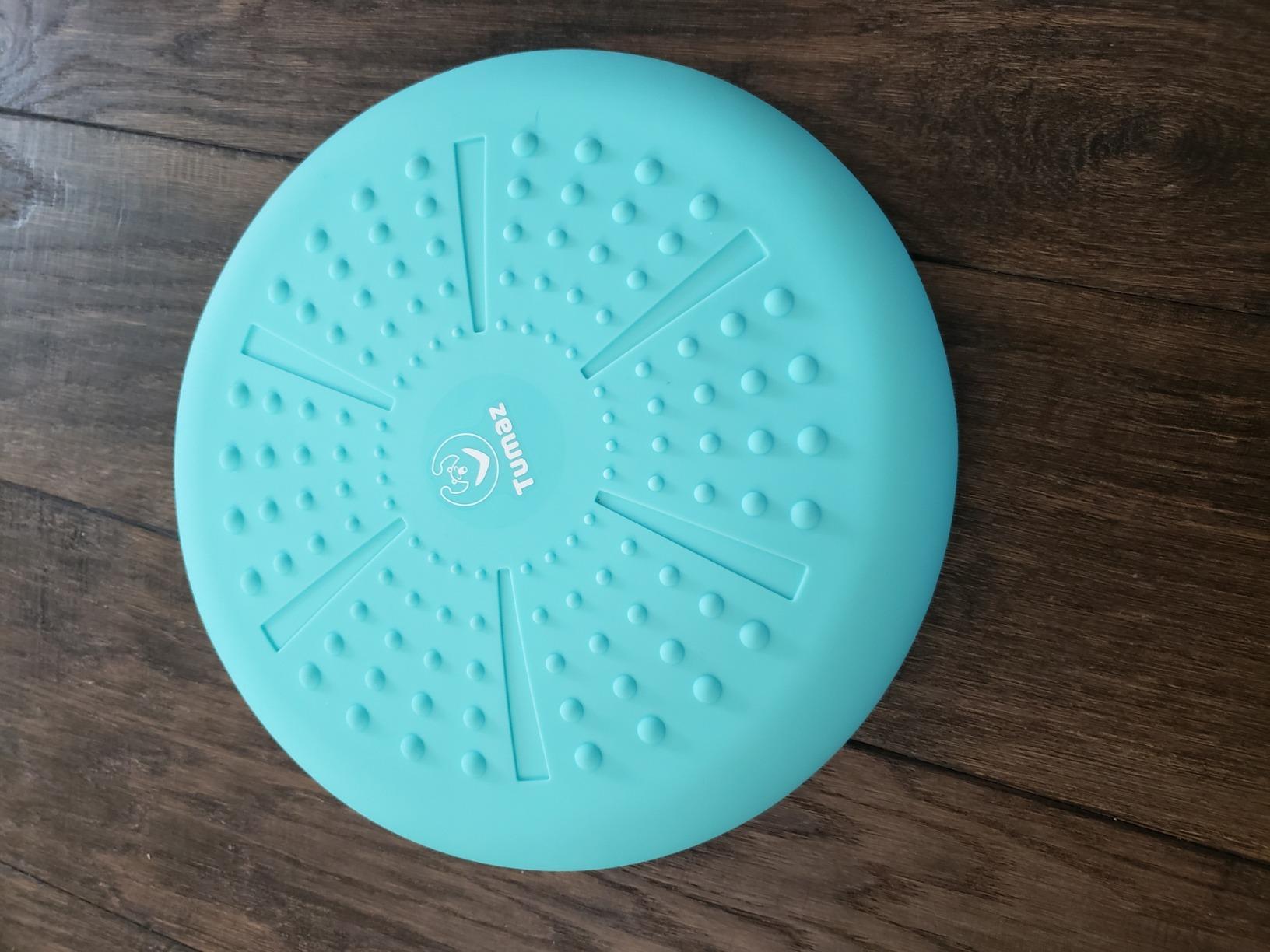 Tumaz Wobble Cushion Wiggle Seat Core Balance Disc with Pump | Extra Thick | Supports Active Sitting | For Sensory Kids | Core Training| Office, Home & Classroom customer photo 1