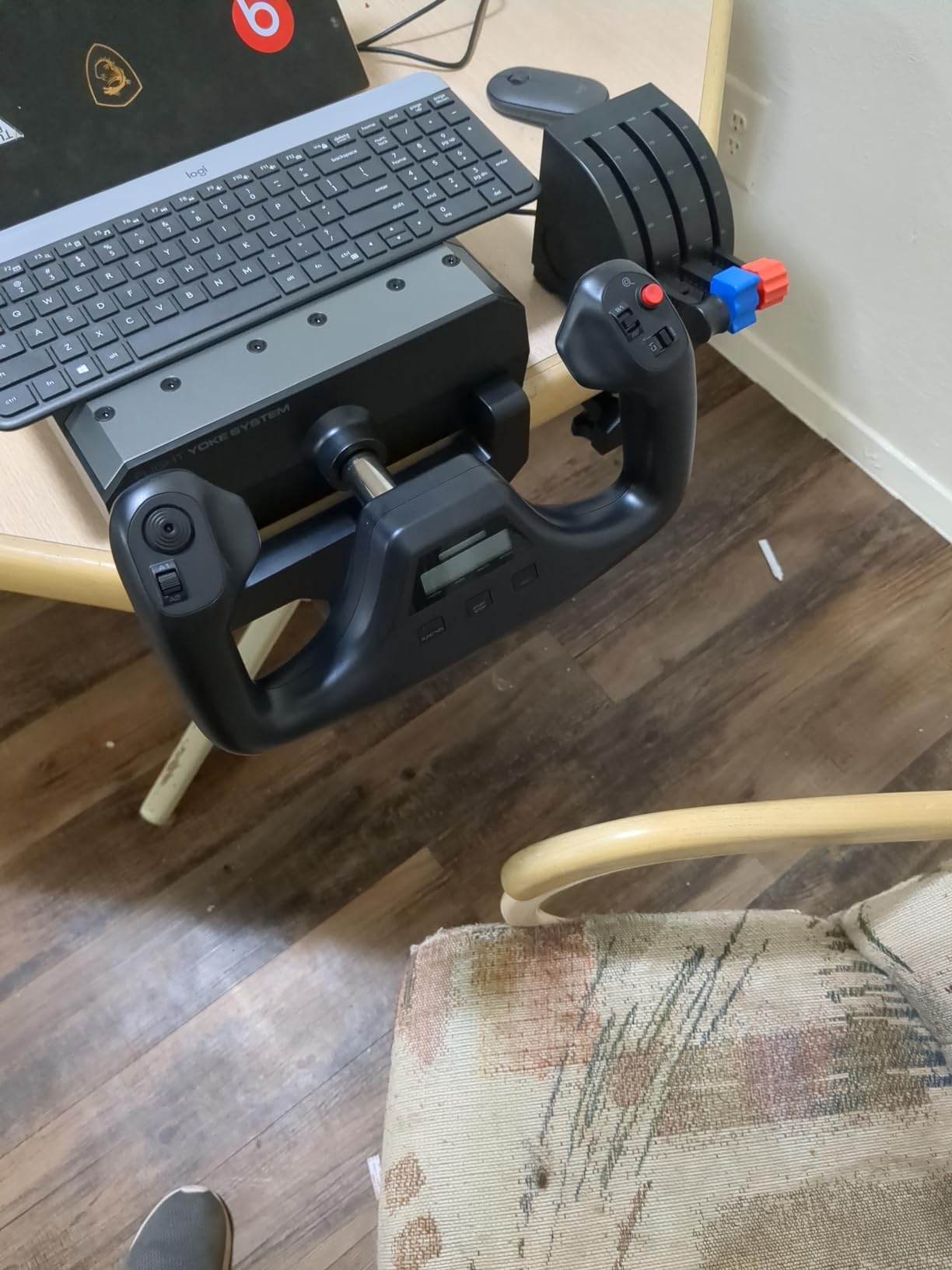 Logitech G Saitek PRO USB Flight Yoke System (Renewed) customer photo 1