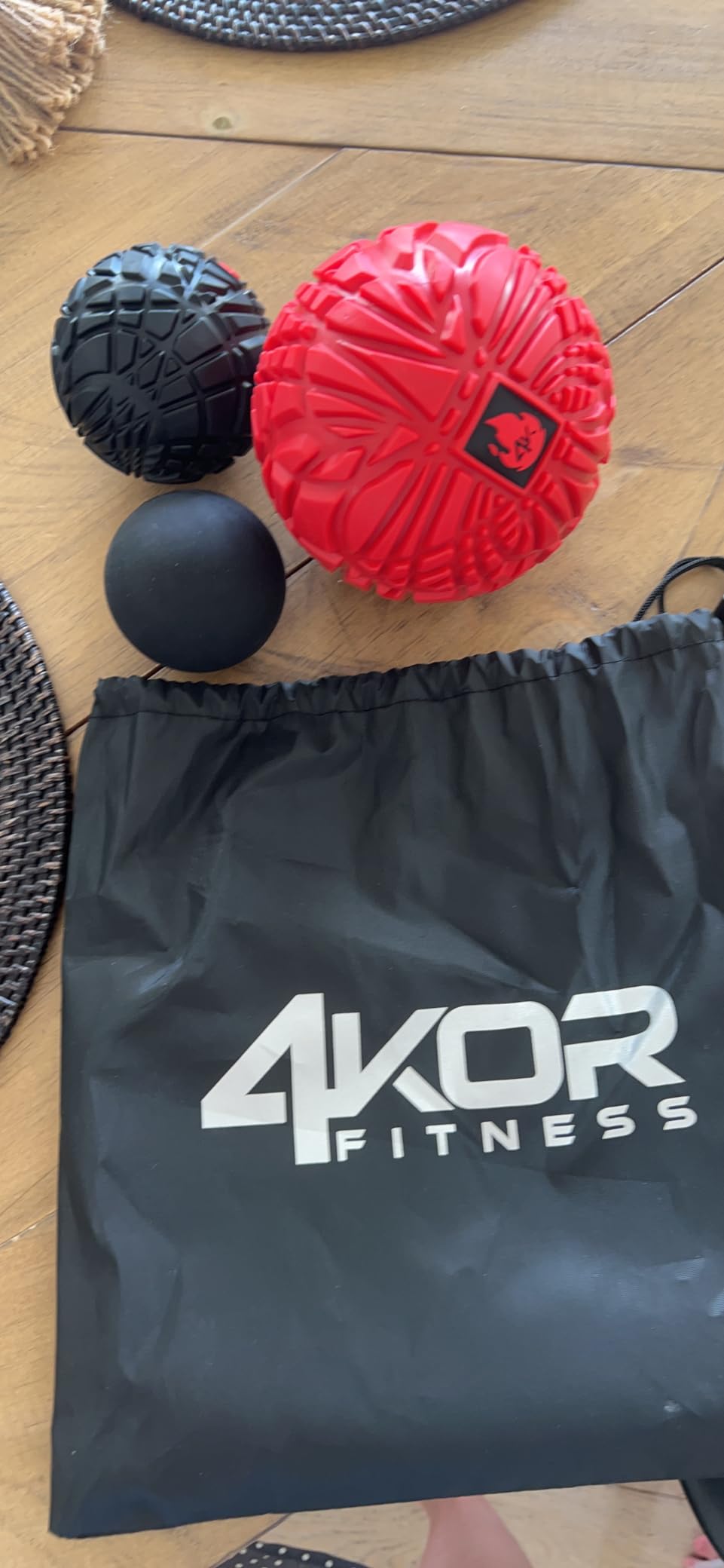 4KOR Massage Balls for Trigger Point Therapy - Myofascial Release Ball - Muscle Relief for Back, Neck, Shoulder, Foot Pain - Fitness Massage Balls for Mobility - Deep Tissue Release Ball customer photo 1
