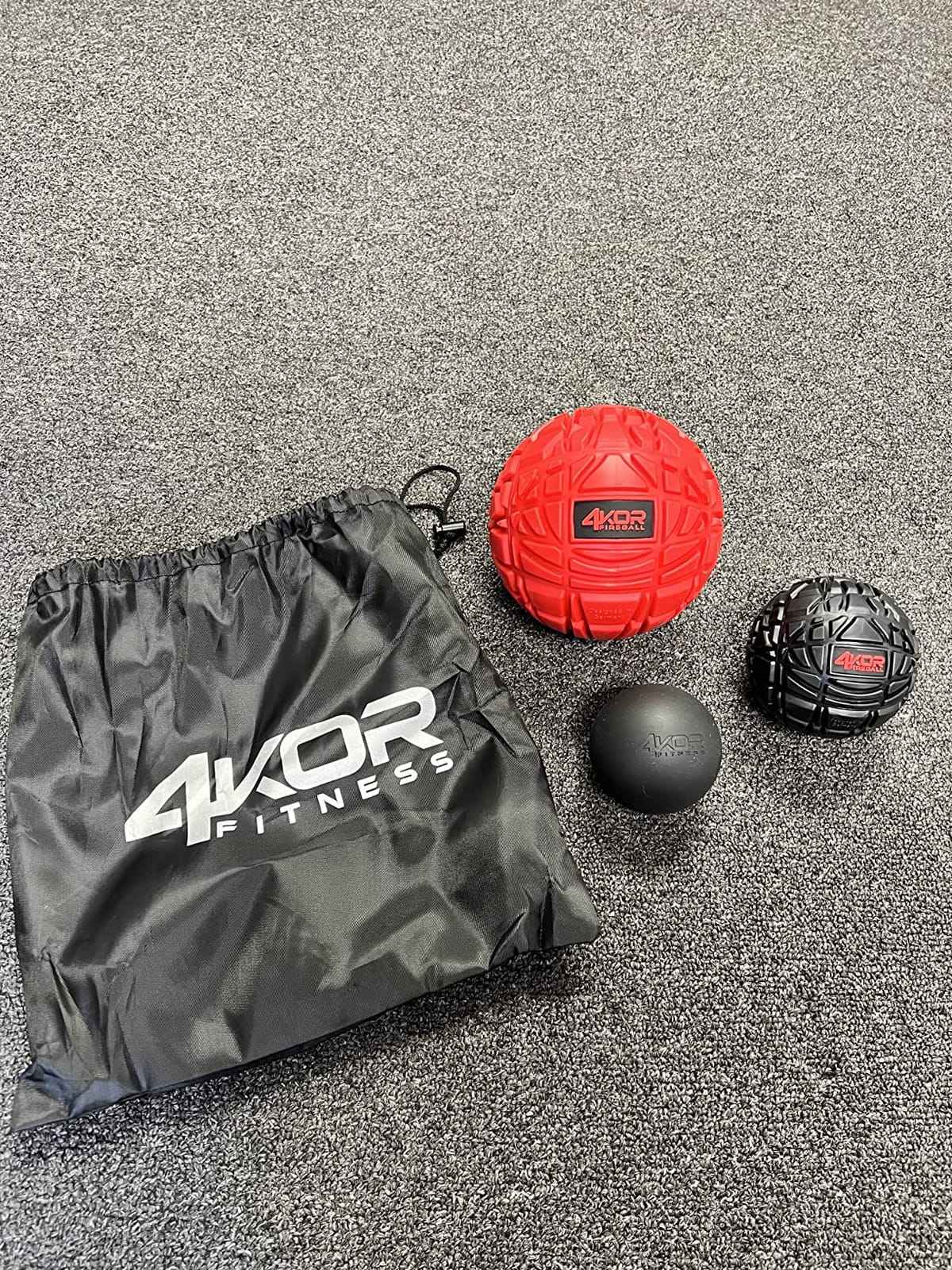 4KOR Massage Balls for Trigger Point Therapy - Myofascial Release Ball - Muscle Relief for Back, Neck, Shoulder, Foot Pain - Fitness Massage Balls for Mobility - Deep Tissue Release Ball customer photo 2