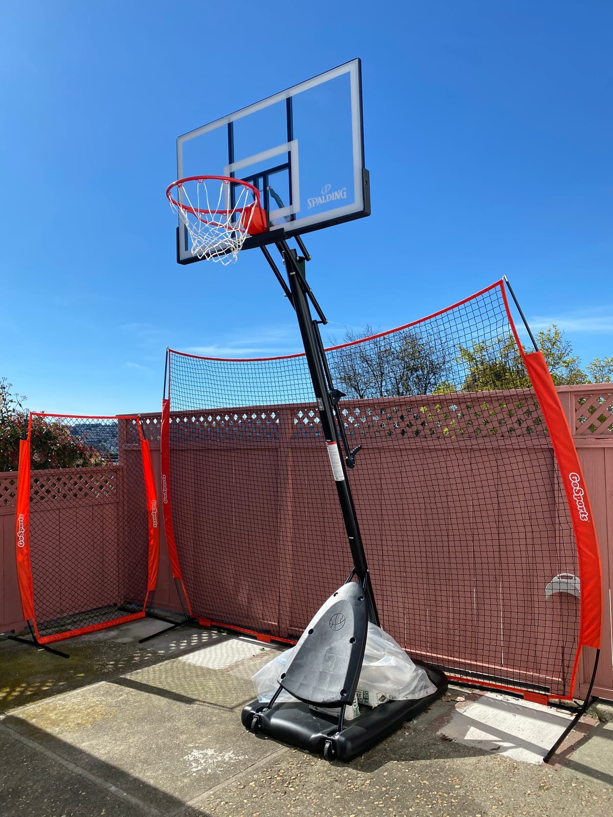 GoSports Baseball & Softball Pitching Screens - L Screen or I Screen - Pitcher Protection Net customer photo 2