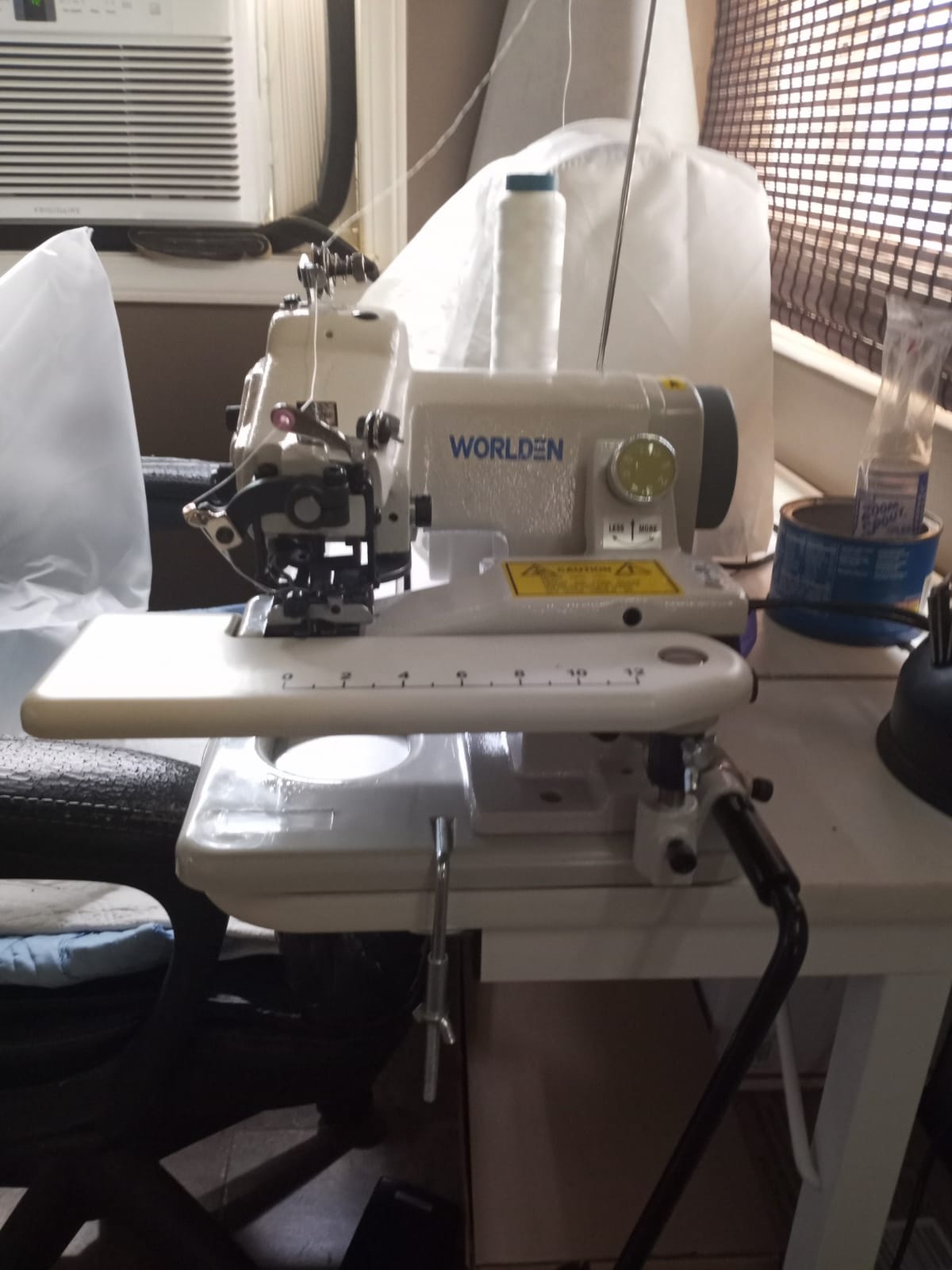 WD-500 Portable Blind Stitch Hemming Machines Alterations Hem Pants - Dressmaker Sewing Machine Desk Blindstitch Hemmer customer photo 1