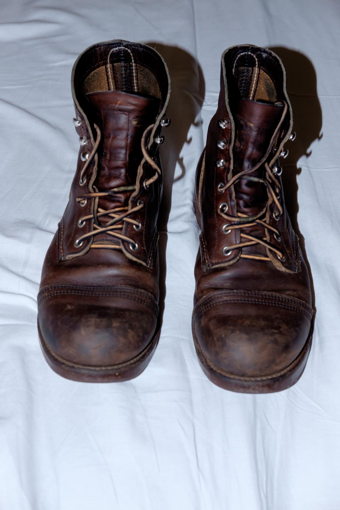 Heritage Iron Ranger Men Boot | Full Grain Leather, Goodyear Welt, Vibram 430 Mini-Lug Outsole customer photo 1