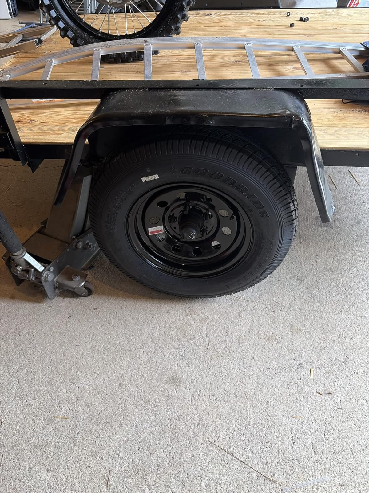 eCustomrim 2-Pack Trailer Tire Rim Assembly ST175/80D13 Load Range C | 13 Inch 6 Ply Tires, 5 Lug On 4.5 Inch Center Black Wheel For Utility Cargo Trailers - 2 Year Warranty With Roadside customer photo 1