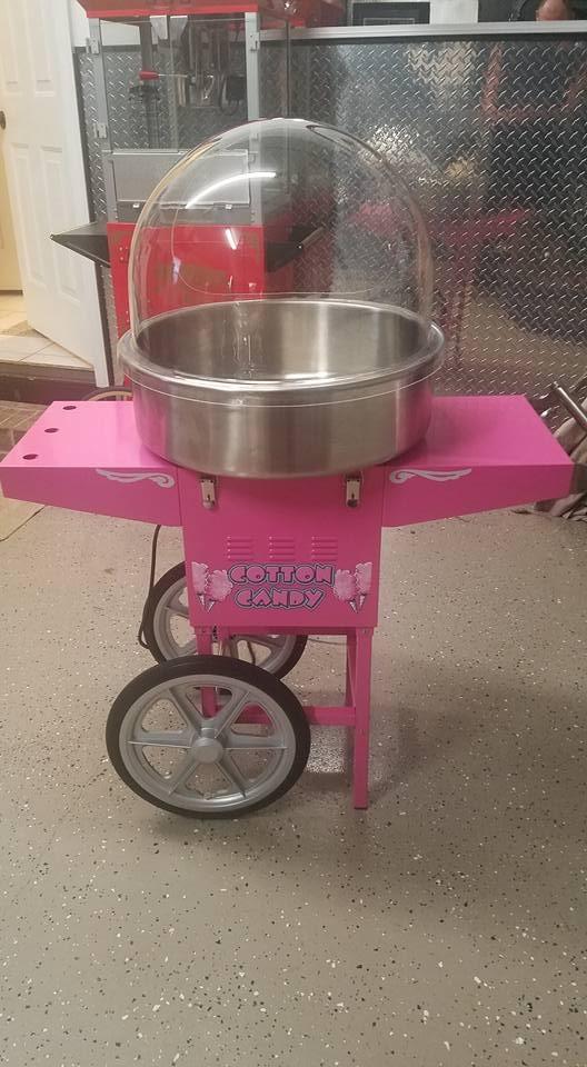 VIVO Blue 1030W Electric Cotton Candy Machine Cart, CANDY-V002B | Mobile Rolling Candy Floss Maker with 20 in Stainless Steel Bowl customer photo 2