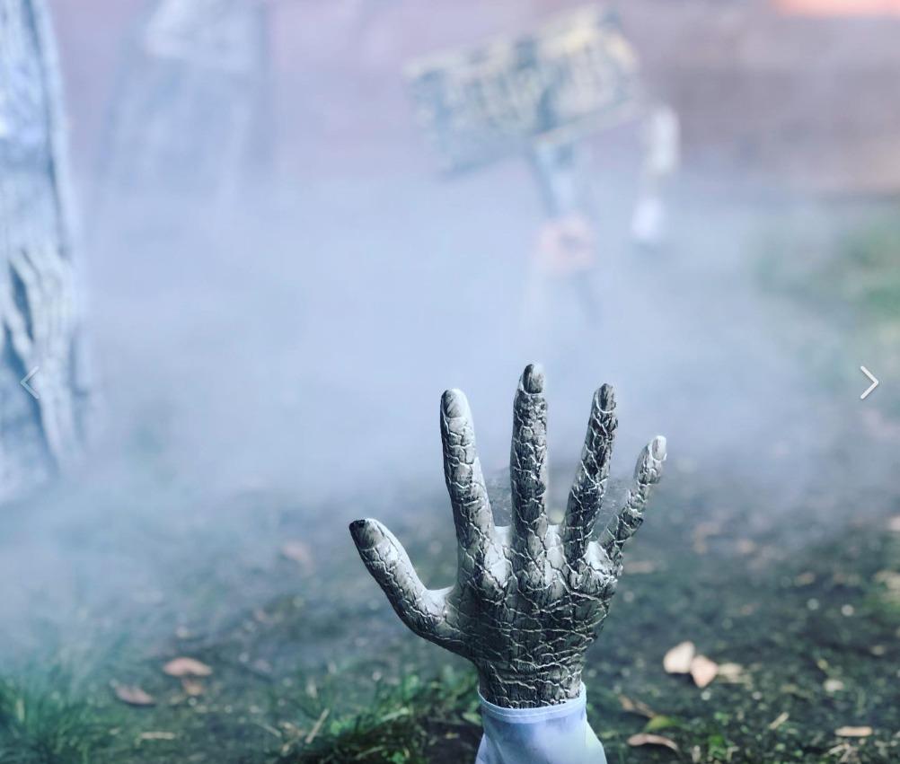 American DJ Mister Kool II Low Lying Water Based Metal Smoke Fog Machine for Halloween Decorations, Theater Effects, or Stage Fog with Remote, Black | Ground-hugging haze, ice-chilled output, Halloween graveyard scene, theater and stage atmosphere, dance floor cloud customer photo 1