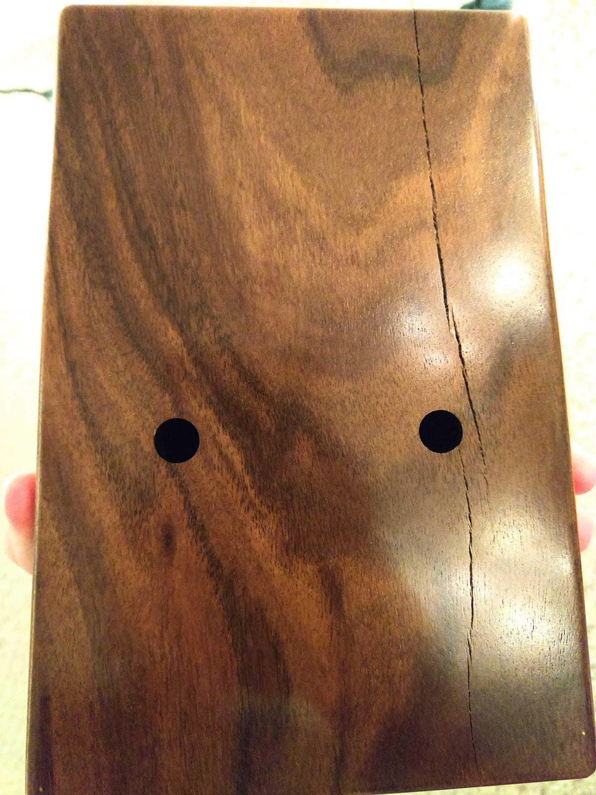 Moozica 17 Keys Kalimba Marimba, Solid Koa Wood Professional Thumb Piano Musical Instrument customer photo 1