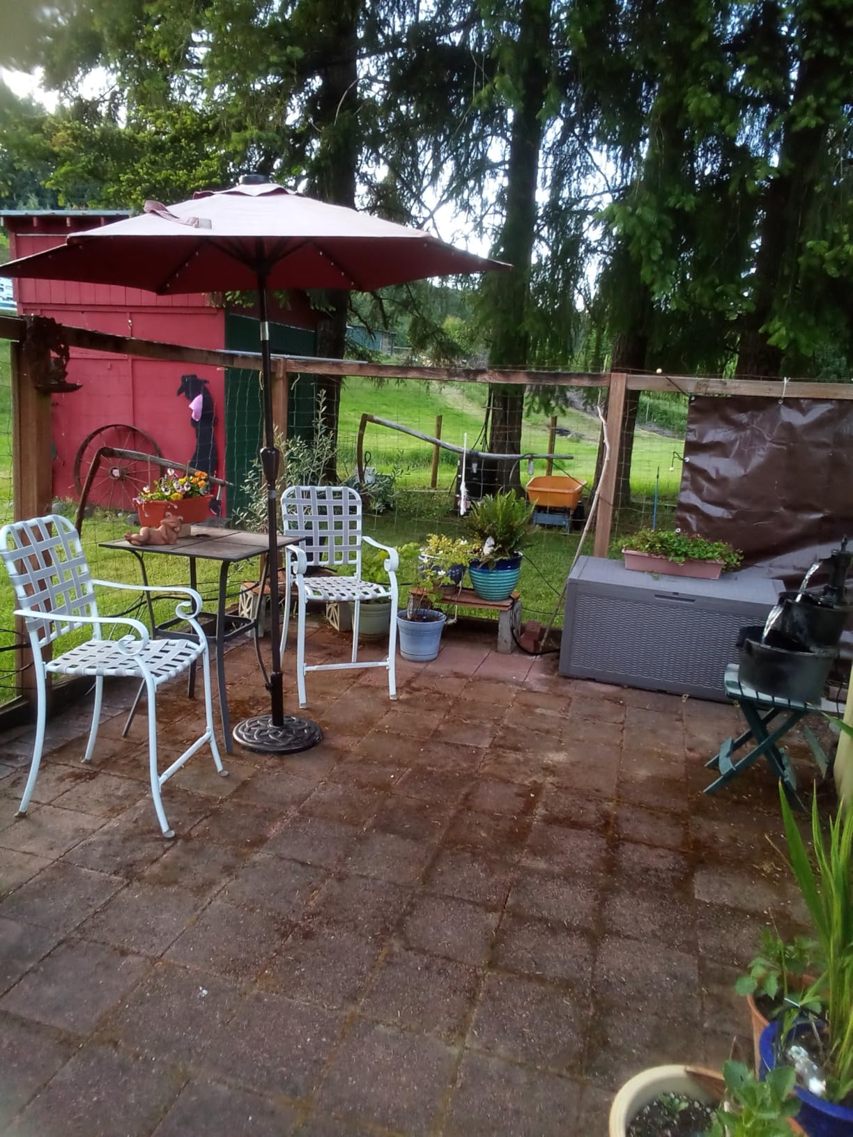 BACKYARD EXPRESSIONS PATIO · HOME · GARDEN 911554 21 Pound Umbrella Base, Bronze customer photo 1