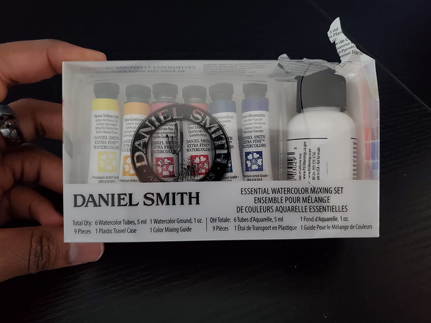Daniel Smith Watercolor, 5ml Tubes, Essential Mixing Set with 6 Essential Watercolor Tubes, 1oz Watercolor Ground, Mixing Guide, Plastic Case (Total 9 Pieces) 285610117 customer photo 2