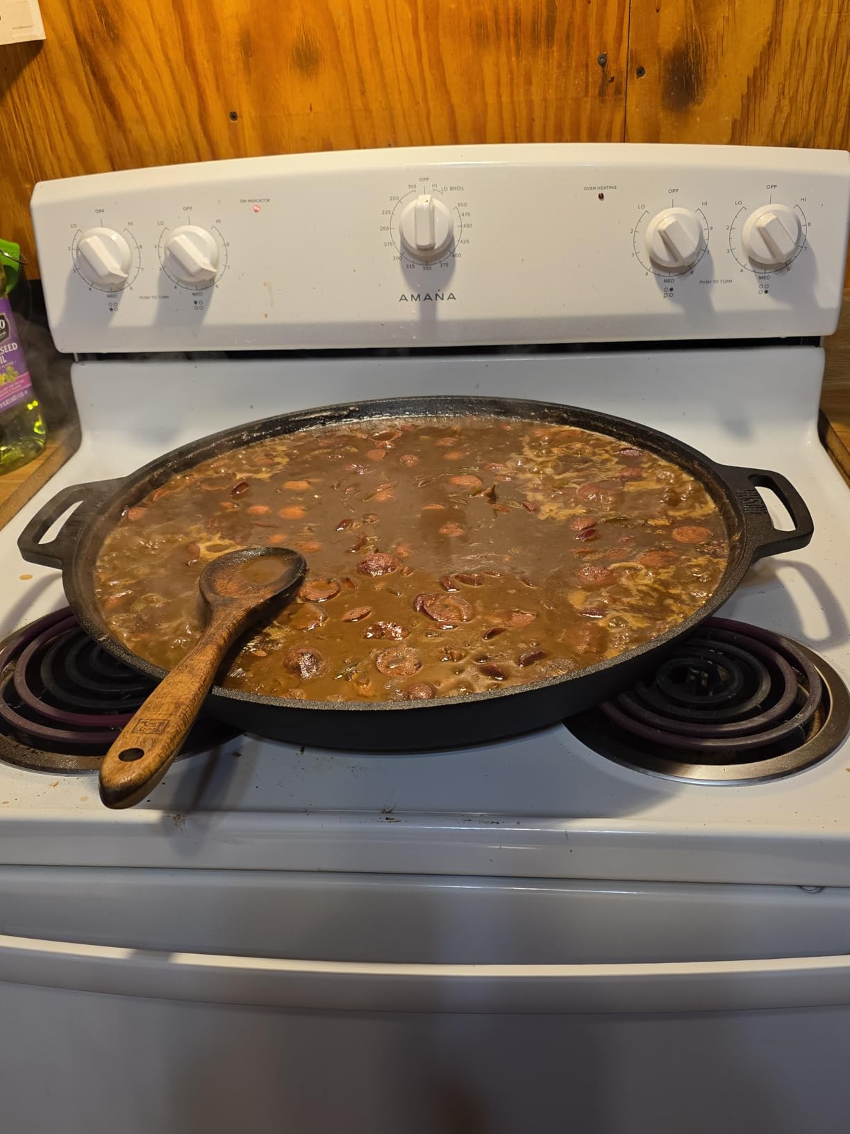 20-inch Pre-Seasoned Cast Iron Skillet - Dual Assist Handles - Nitrided Rust-Proof - For Oven, Stovetop, Grill & Campfire customer photo 1