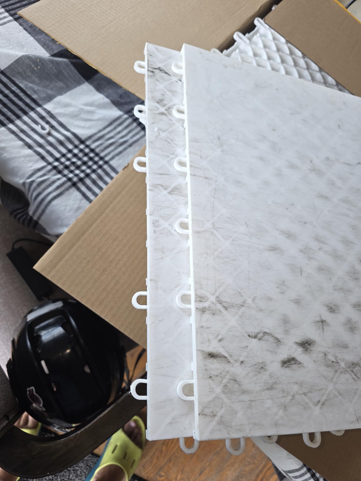 Better Hockey Extreme Dryland Flooring Tiles - Synthetic Ice Panels for Hockey, Professional Quality Training Aid for Shooting, Passing and Stickhandling customer photo 2