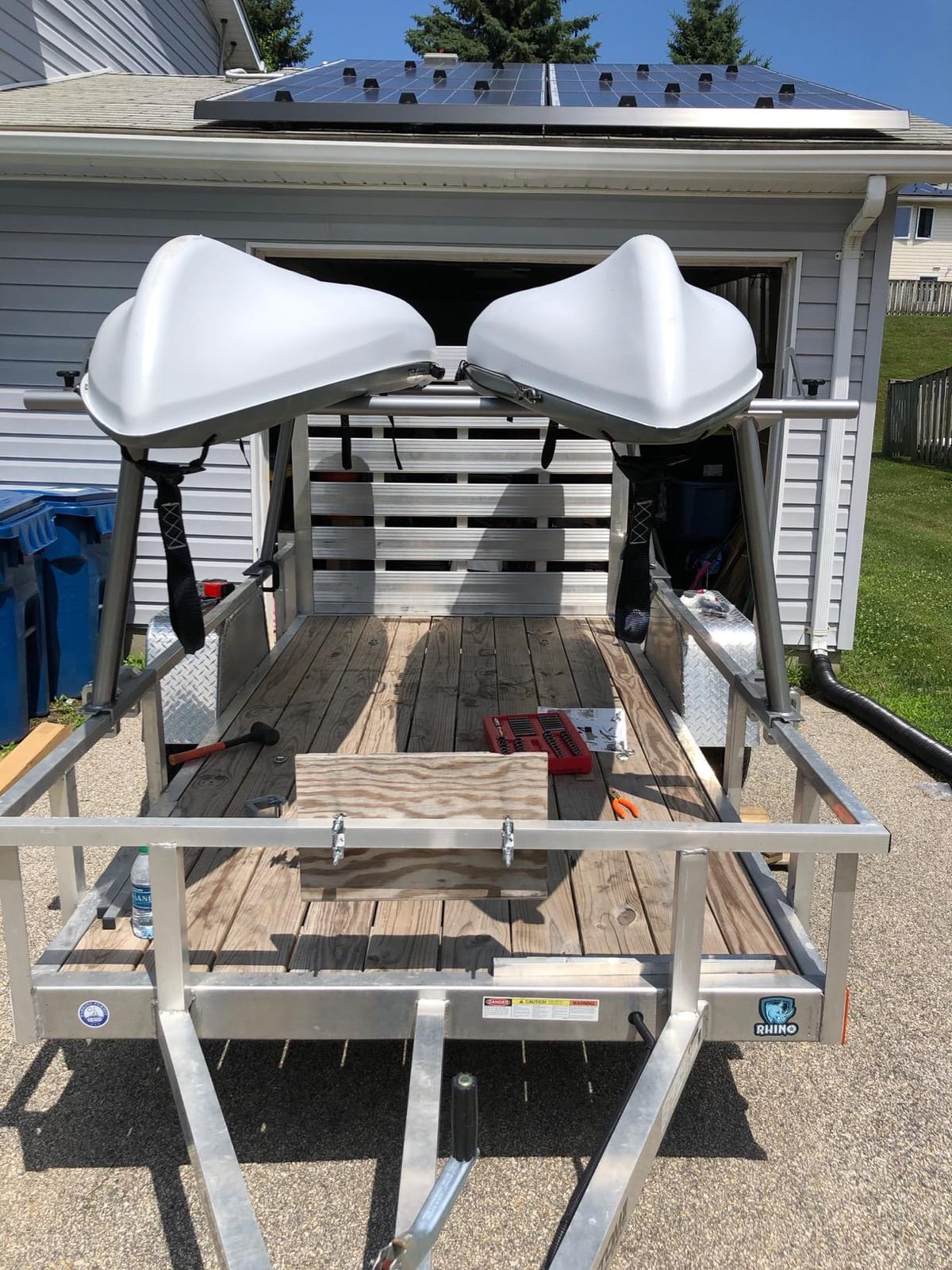 Model APX25 Extendable Aluminum Pick-Up Truck Ladder Rack (No Drilling Required) - Silver customer photo 1