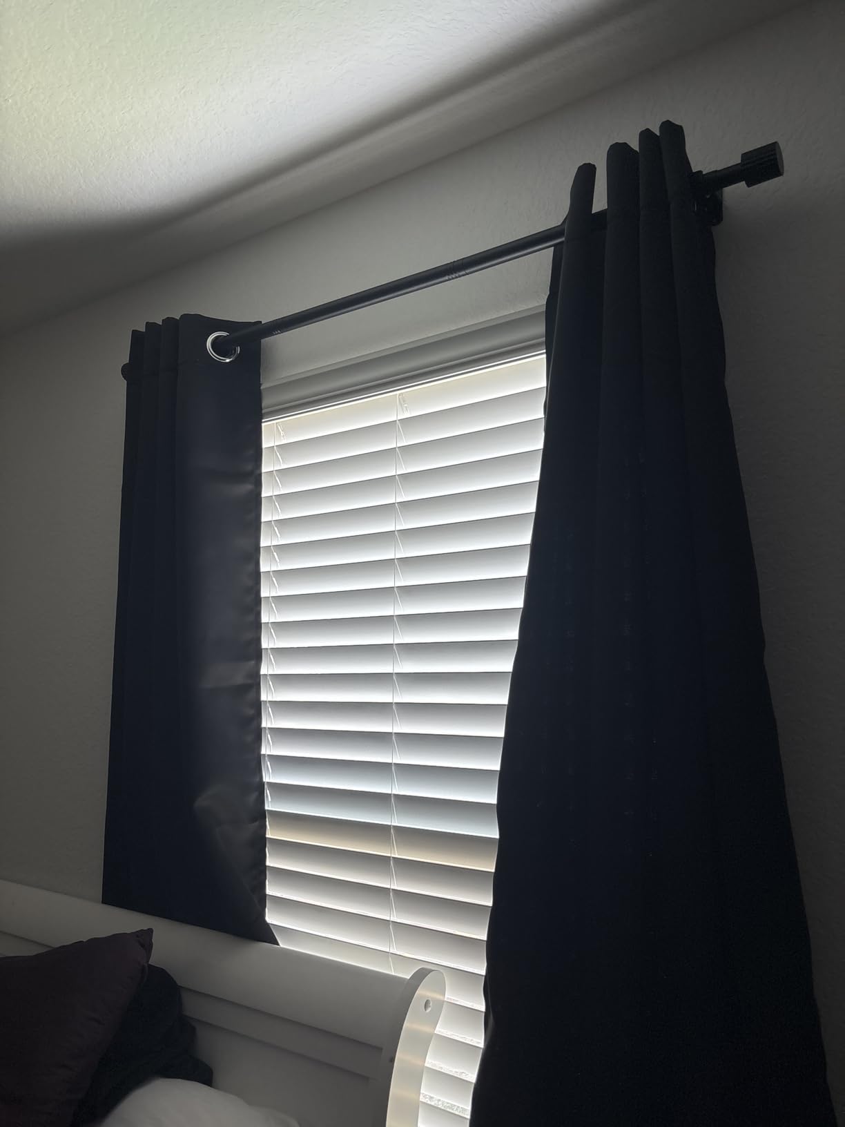 Blackout Curtains 52 x 84 inches Long Black Curtains Set of 2 Panels Thermal Insulated Room Darkening Curtains for Bedroom customer photo 2