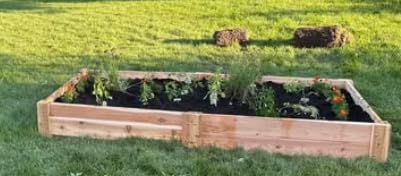 Infinite Cedar Premium Cedar Raised Garden Bed - 1