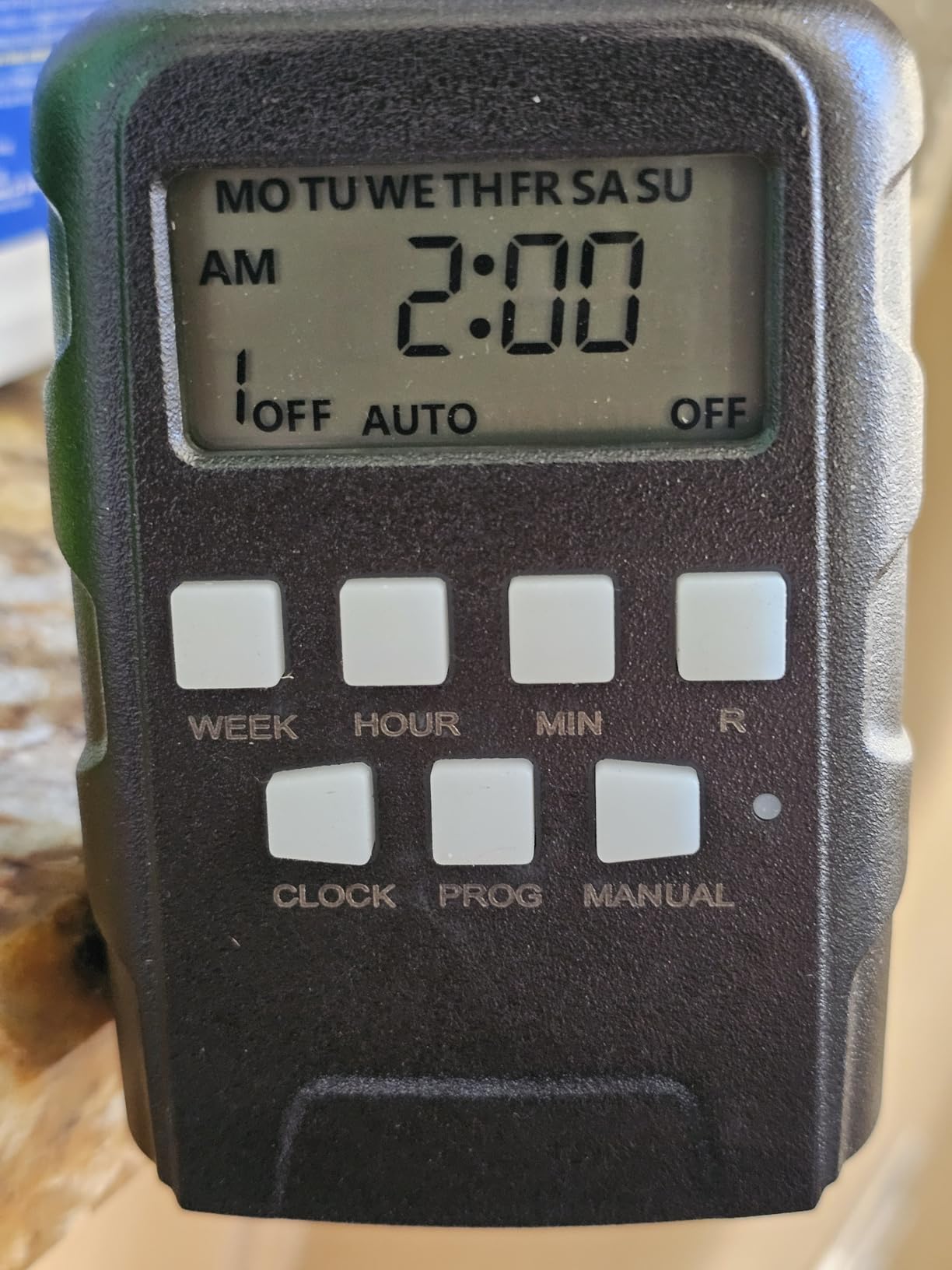 BN-LINK 7 Day Outdoor Heavy Duty Digital Programmable Timer, 125VAC, 60Hz, Dual Outlet, Weatherproof, Heavy Duty, Accurate for Lamps Ponds Christmas Lights 1875W 1/2HP ETL Listed customer photo 2