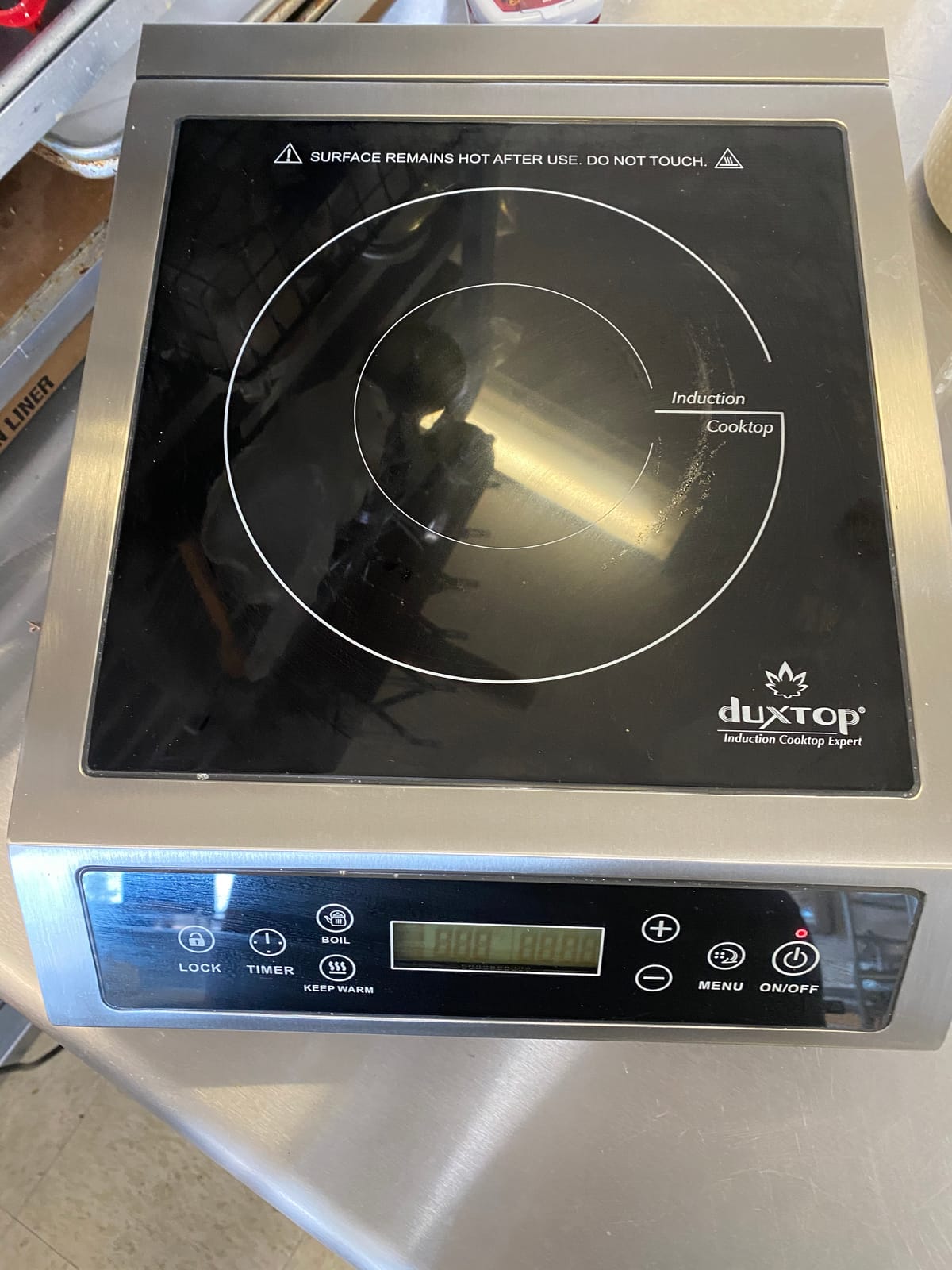 Duxtop Professional Portable Induction Cooktop P961LS Silver/Black | Commercial Range Countertop Burner, 1800 Watts Induction Burner with Sensor Touch and LCD Screen BT-C35-D customer photo 1