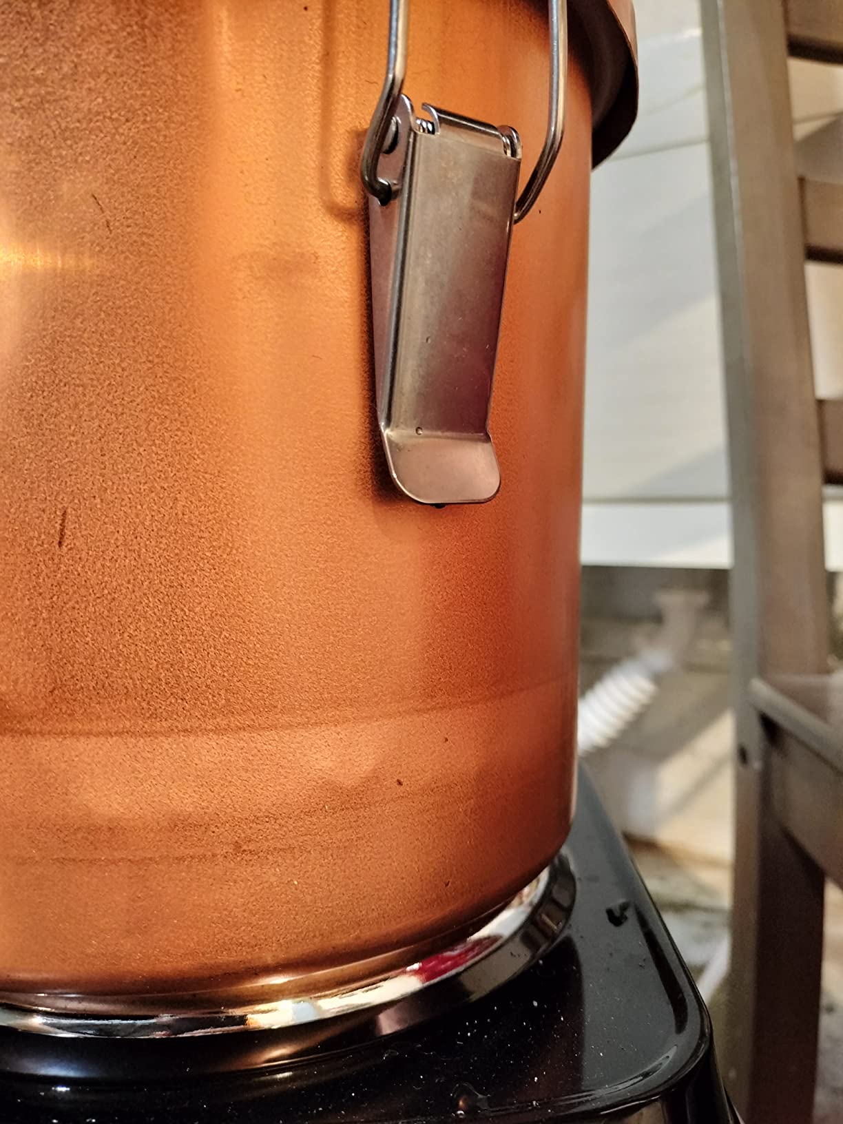 Kingsunshine 1.5 Gallon Pure Copper Boiler Pot Alembic Still Wine Alcohol Water Distiller customer photo 1