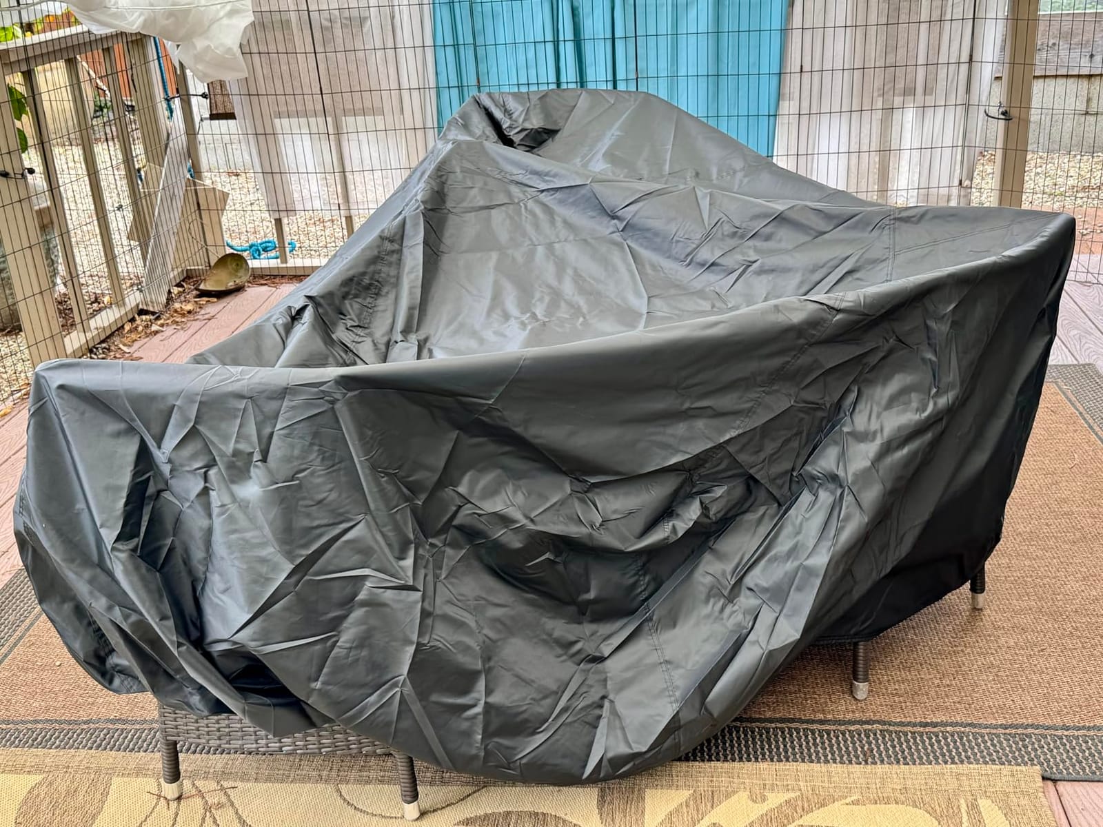 ATV Cover with Buckle Waterproof, 420D Heavy Duty Ripstop Protects 4 Wheeler from Snow Rain Sun, Outdoor Storage Quad Cover for Polaris Sportsman Yamaha Honda Kawasaki 102'' x44'' x 48'' customer photo 1