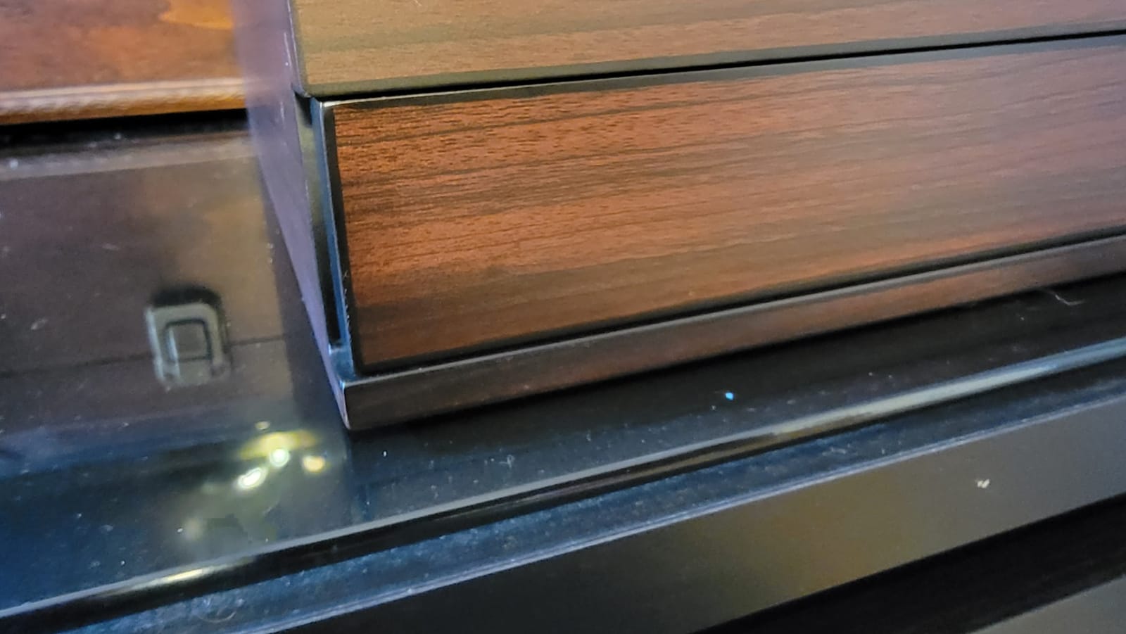 CASE ELEGANCE Renzo Glass Top Cigar Humidor with Cedar - Brown | Easy humidification system, accurate digital hygrometer customer photo 2