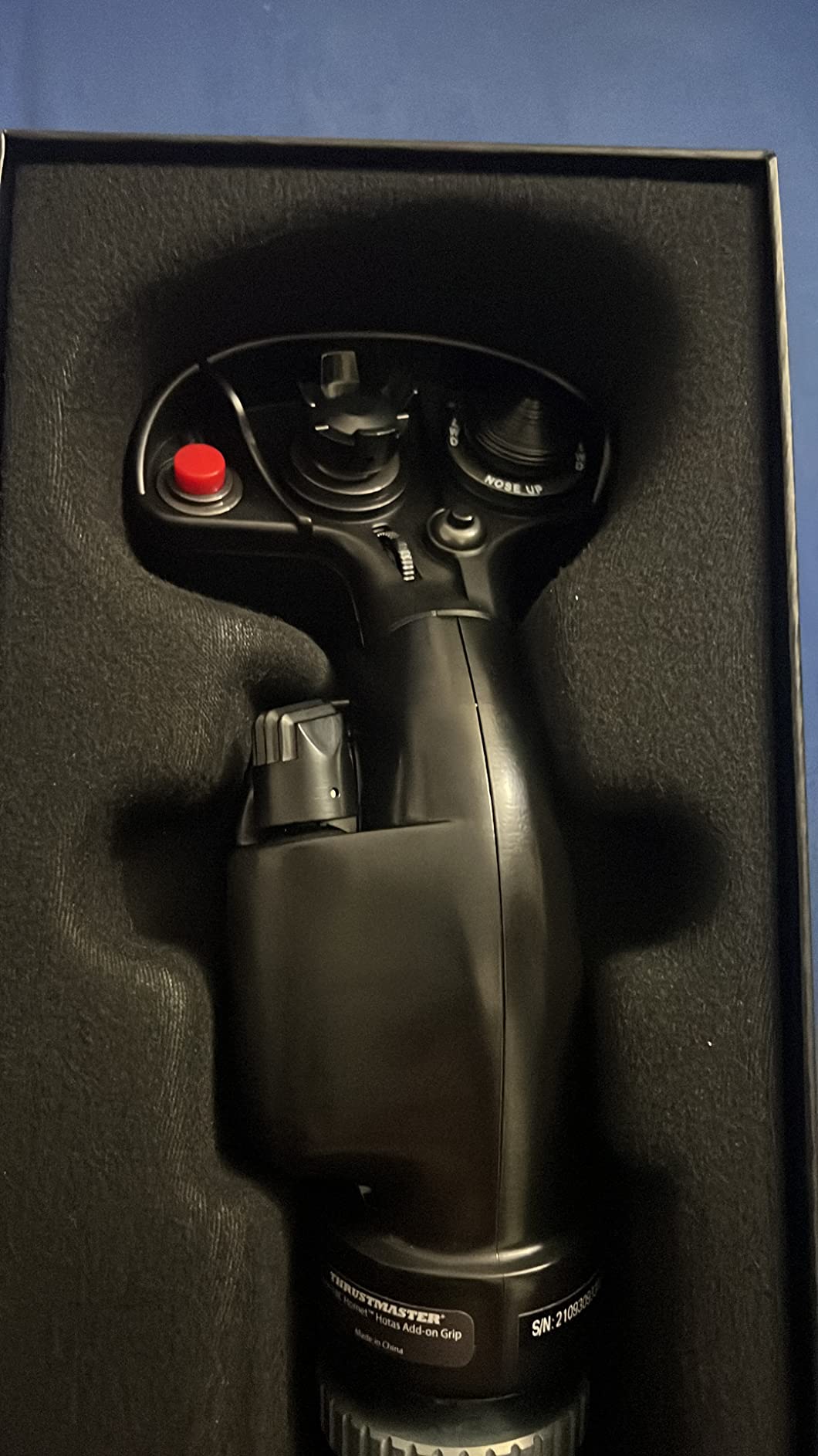 Thrustmaster F/A-18C Hornet Fighter Grip Add-On Flight Stick - PC | 1:1 replica, industrial metal build, 19 action buttons, 2-stage trigger, 8-way hat, fits HOTAS Warthog and Cougar bases customer photo 1