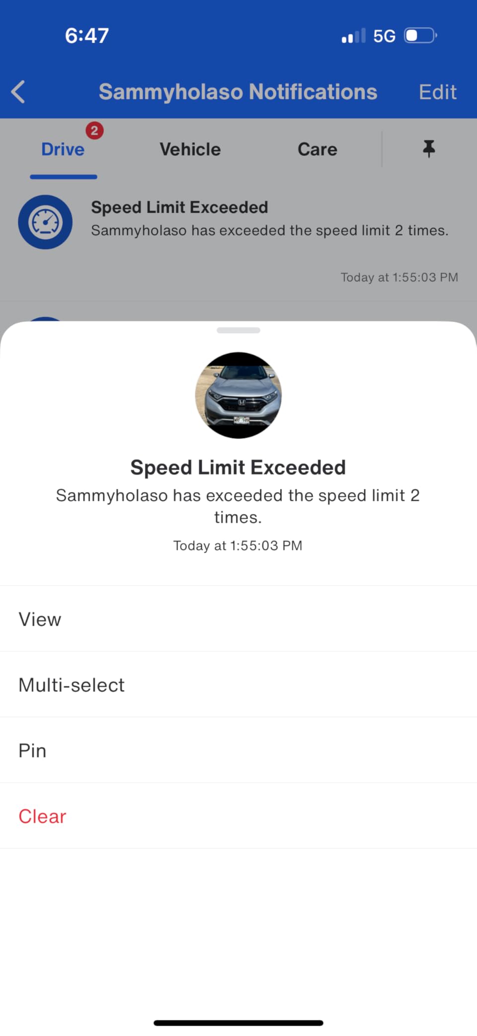Bouncie GPS Tracker for Vehicles with Real-Time Location | Route History, Speed Monitoring, Driving Insights, Geo-Fence, & Accident Notifications. No Contracts. Cancel Anytime. customer photo 2