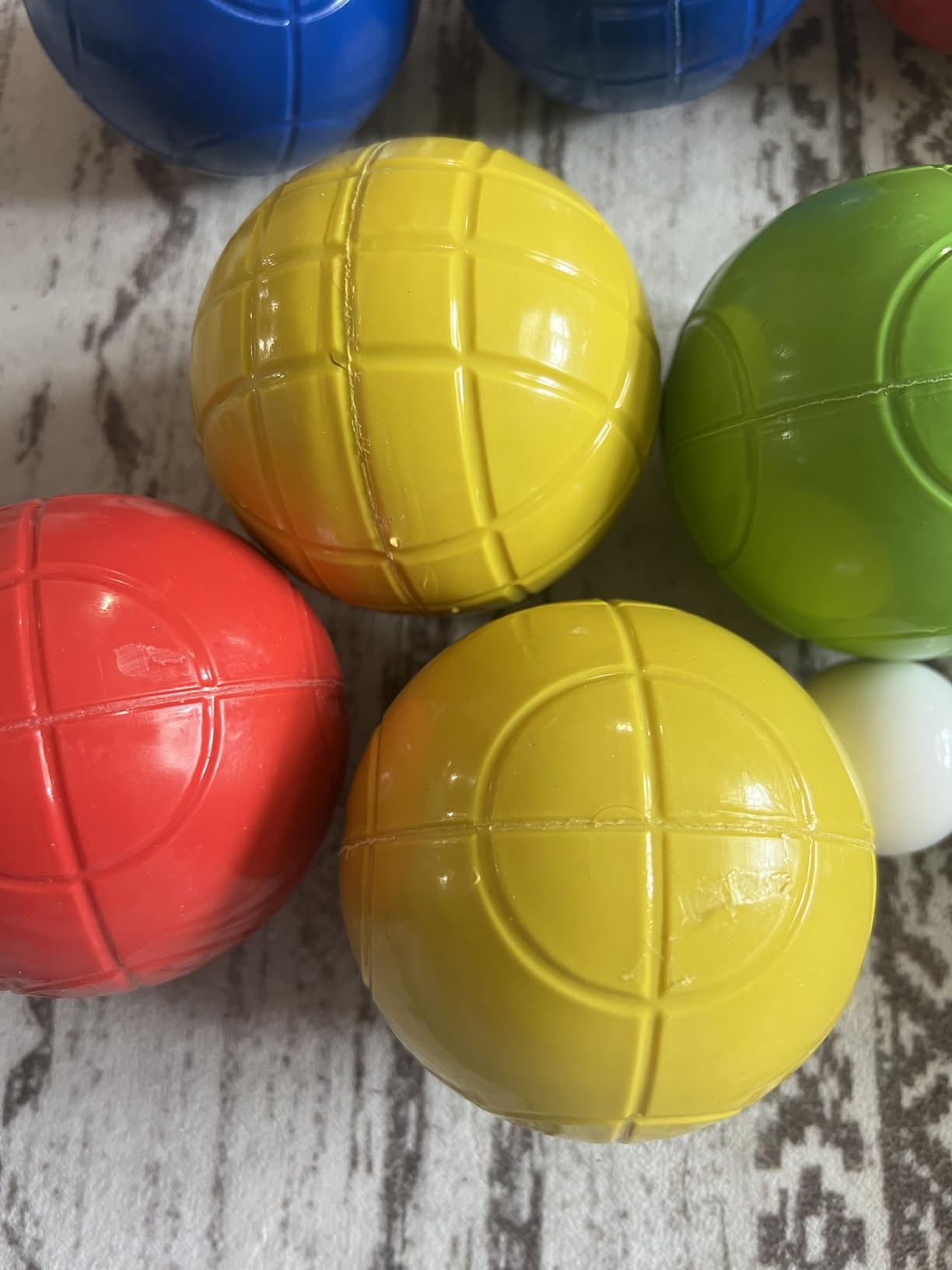 Franklin Sports Bocce Ball Set - 8 All Weather Bocce Balls and 1 Pallino - Beach, Backyard Lawn or Outdoor Party Game customer photo 1