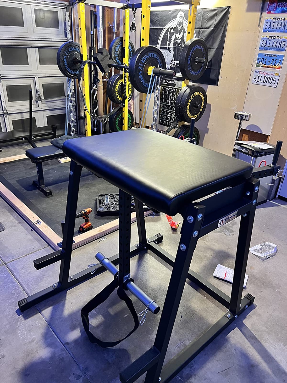 Titan Fitness Economy H-PND, Reverse Hyperextensions Lower Body Machine, Rated 550 LB, Specialty Home Gym Machine for Physical Therapy, Back Rehab Exercises, and Everyday Training customer photo 2
