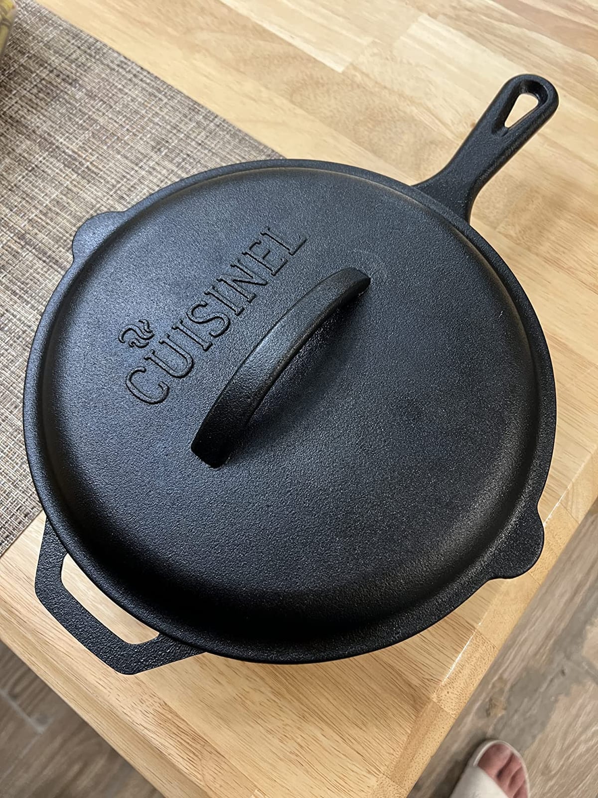 Cuisinel Cast Iron Skillets Set - 3-Piece: 6