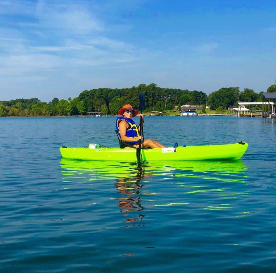 Lifetime Tahoma 100 Sit-On-Top Fishing Kayak, Paddle Included customer photo 1