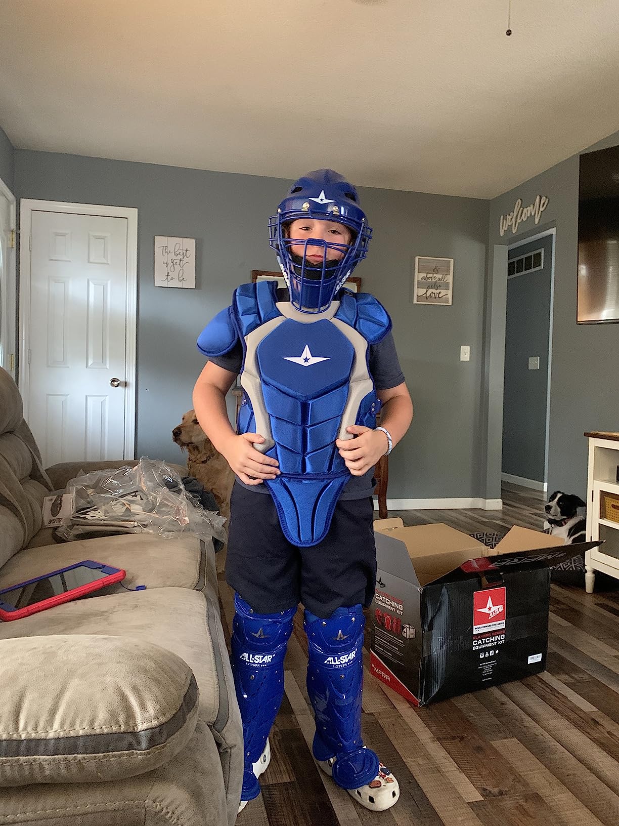 All-Star Player's Series Youth Catcher's Kit - Complete Protective Baseball/Softball Gear Set, NOCSAE Certified, Ages 7-16 customer photo 2
