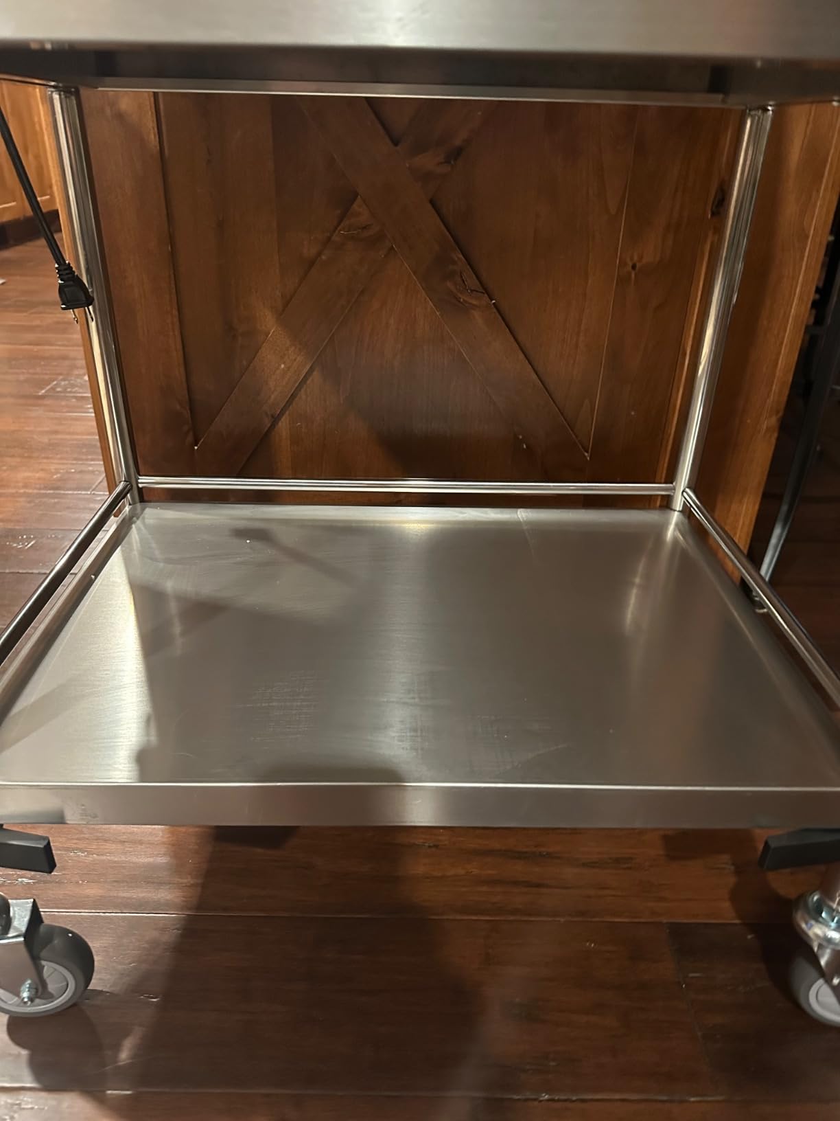 VEVOR Stainless Steel Utility Cart with Wheels - Medical/Dental Lab Cart - 2 Shelves/1 Drawer customer photo 2