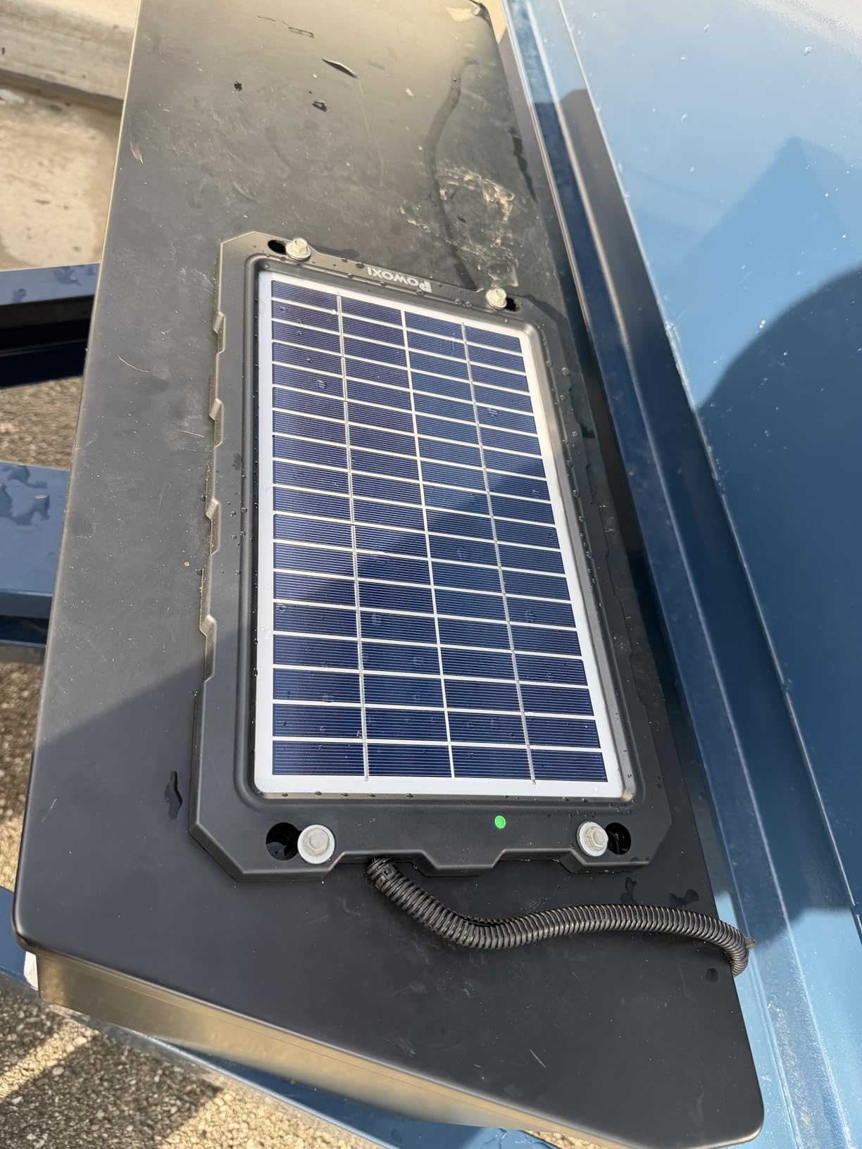 POWOXI 7.5W 12V Solar Battery Charger Trickle Maintainer Kit for Car | Smart Charge Controller | Waterproof | Intelligent Safety Protections | for Boat, Marine, RV, Automotive, Motorcycle, Trailer customer photo 2