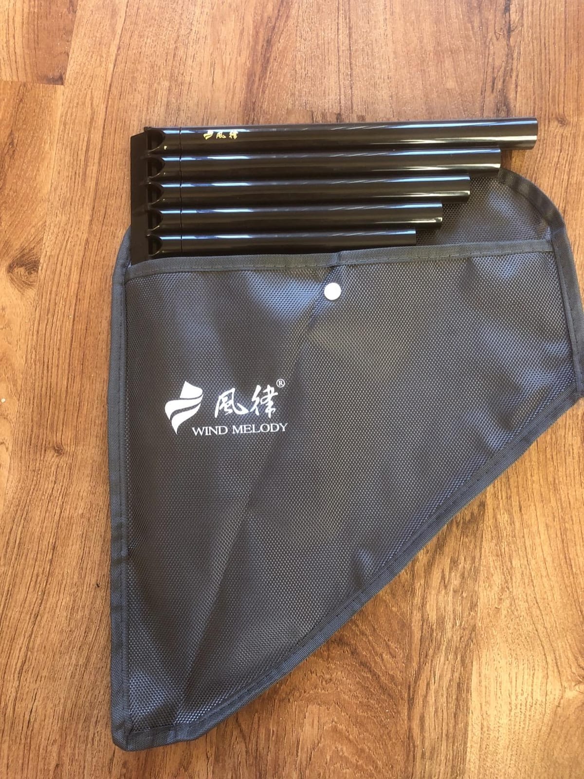 18 Pipes Eco-friendly Resin C tone Pan Flute for Beginner, Easy Learning (Dark Brown) customer photo 2