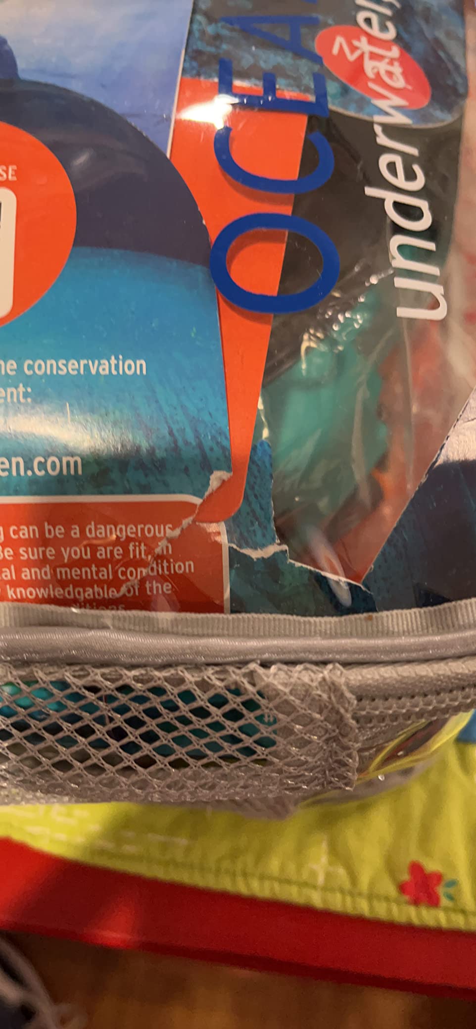 OCEAN REEF - Aria QR + Quick Release Snorkeling Mask - Full Face Snorkeling Mask - 180 Degree Underwater Vision - 8 Colours and 4 Sizes customer photo 1