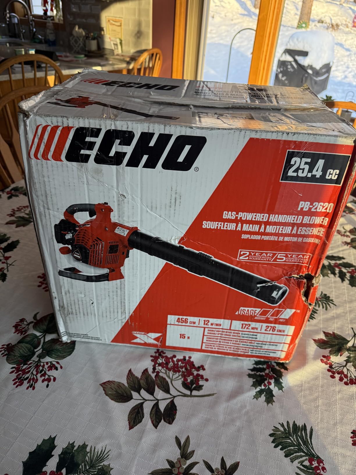 Echo 172 MPH 456 CFM 25.4 cc Gas 2-Stroke X Series Handheld Leaf Blower PB-2620 customer photo 2