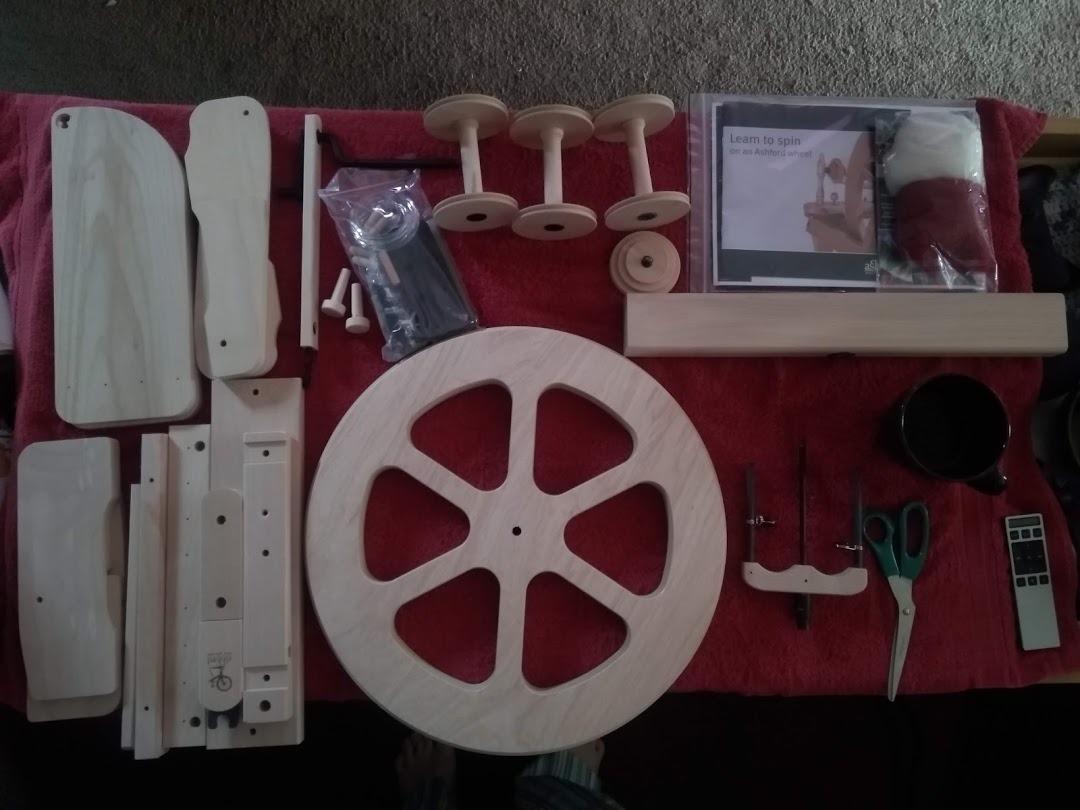 Ashford Kiwi 3 Spinning Wheel Unfinished customer photo 1