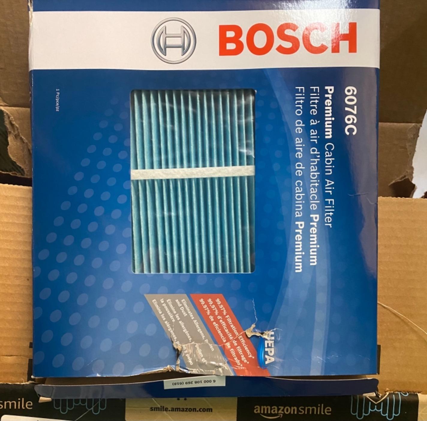 BOSCH 6076C HEPA Cabin Air Filter - 3 Layer Protection For A Healthier Ride | Compatible with Select Cadillac Escalade; Chevrolet Silverado, Suburban, Tahoe; GMC Sierra, Yukon, Yukon XL customer photo 1