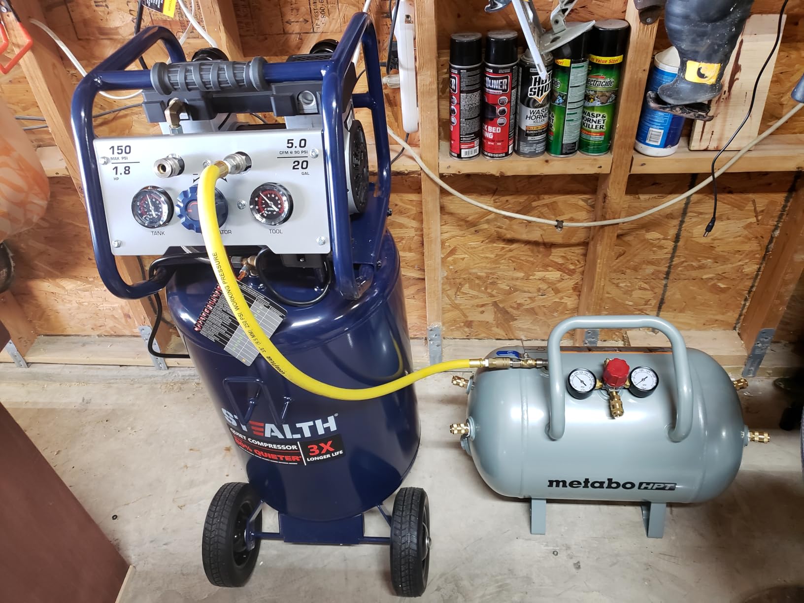 Metabo HPT 10 Gallon Air Tank, High Capacity ASME Certified, UA3810AB customer photo 2