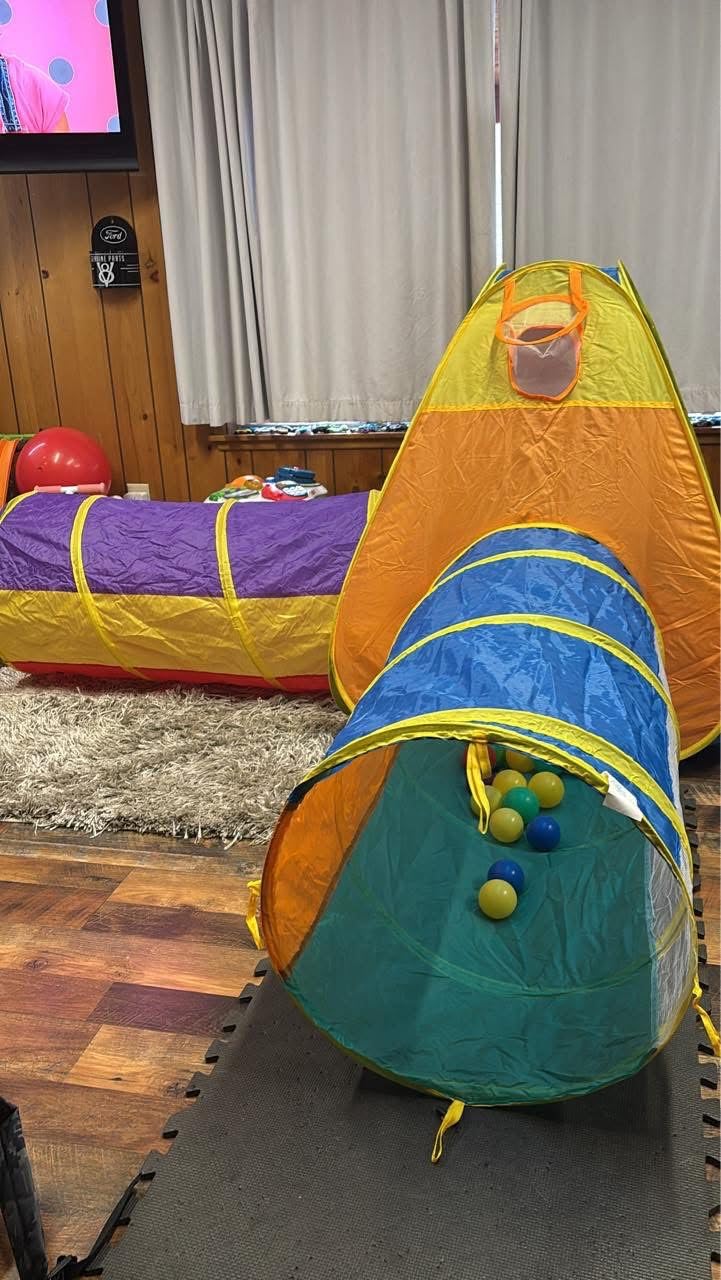 Gift for Toddler Boys & Girls, Ball Pit, Play Tent and Tunnels for Kids, Best Birthday Gift for 3 4 5 Year Old Pop Up Baby Play Toy, Target Game w/ 4 Darts Indoor & Outdoor customer photo 2