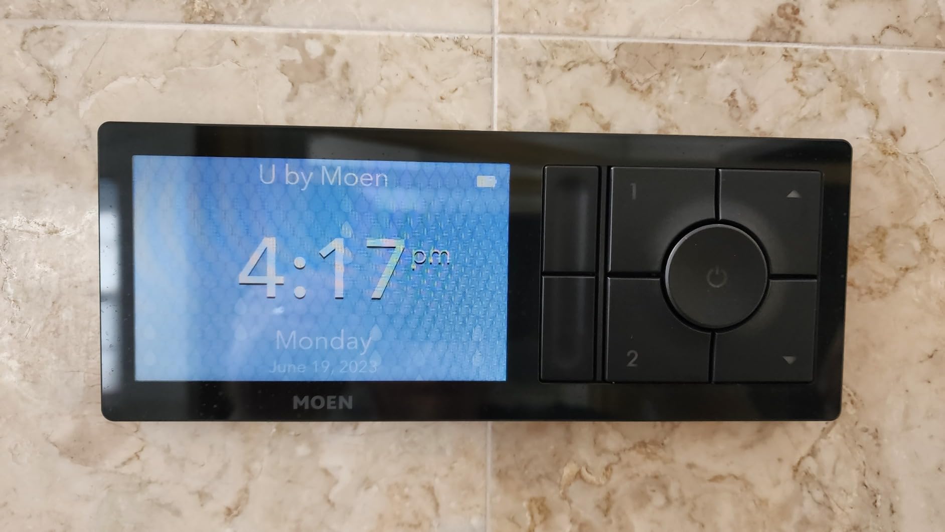 Moen Matte Black Smart Shower 4-Outlet Digital Water Controller for Thermostatic Shower Valve, TS3304BL customer photo 2