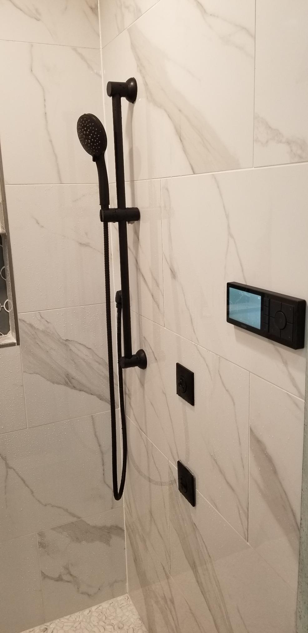 Moen Matte Black Smart Shower 2-Outlet Digital Water System Controller for Thermostatic Shower Valve, TS3302BL customer photo 2