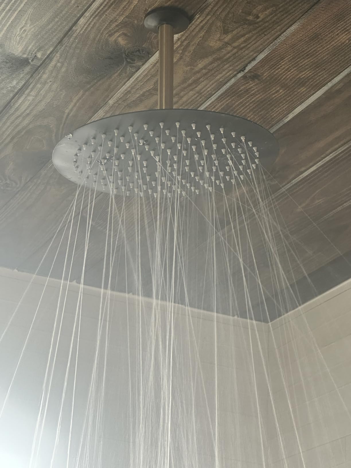 NearMoon Rain Shower Head, Ultra-Thin Design-Pressure Boosting, Awesome Some Experience, High Flow Stainless Steel Rainfall Head (8 Inch,Chrome Finish) customer photo 1